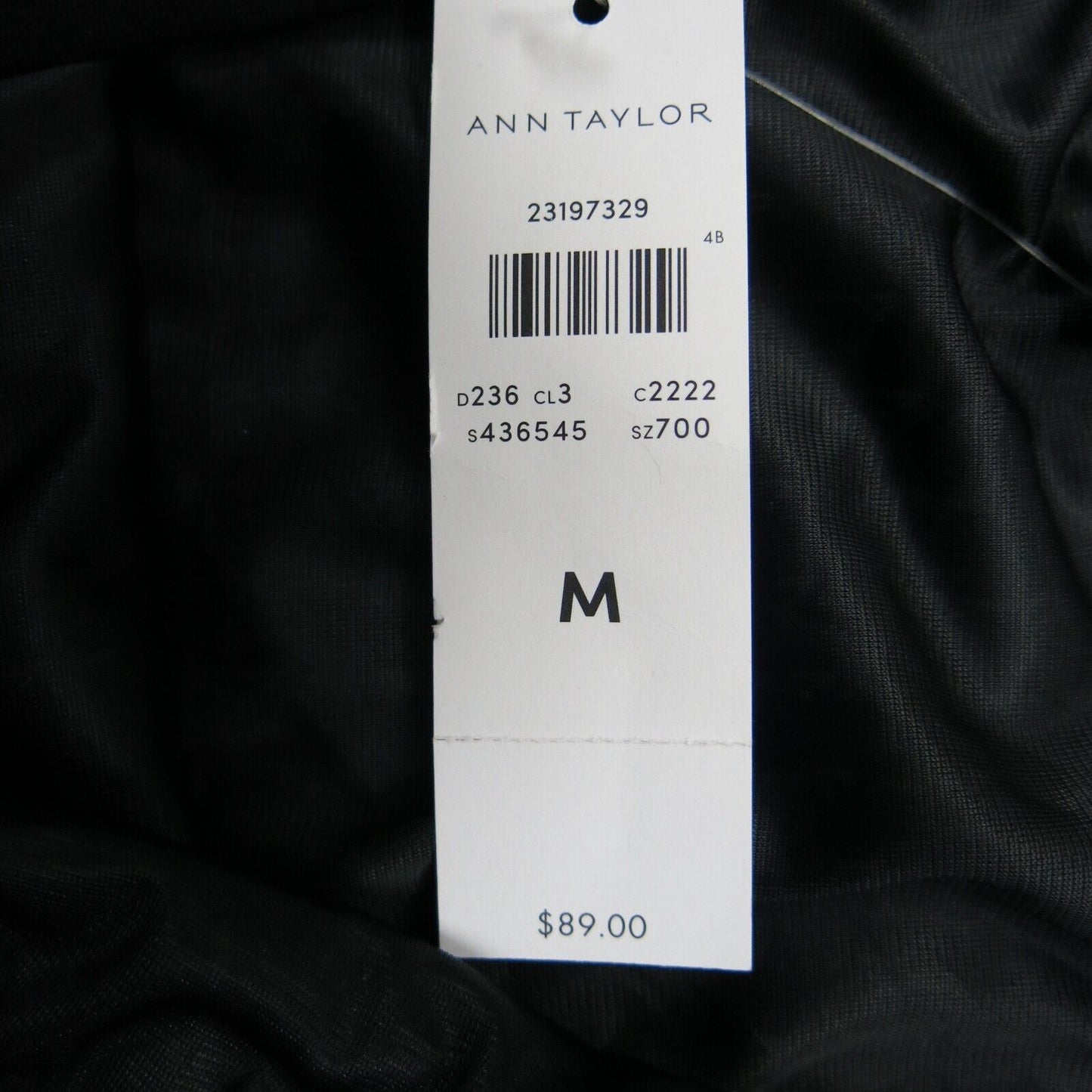 Ann Taylor Womens Skirt 23197329 Accent Details Stretch Waist Black White Medium