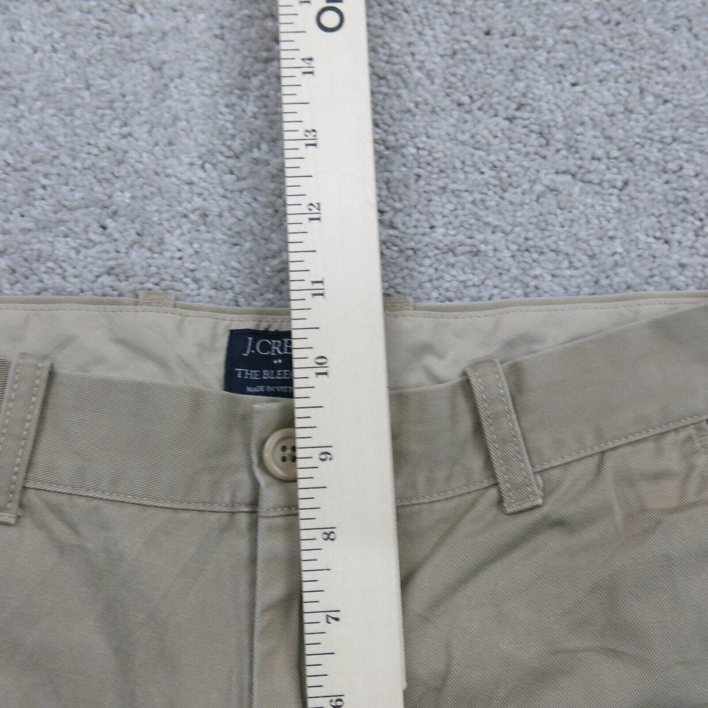 J. Crew Mens Pant Chino The Bleecker Pockets Mid Rise Beige Size W29XL32