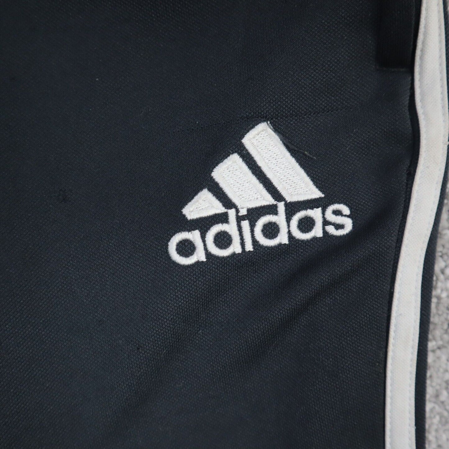 Adidas Track Pants Women Small S Black 3 Striped Slim Fit Sportswear Logo Pant