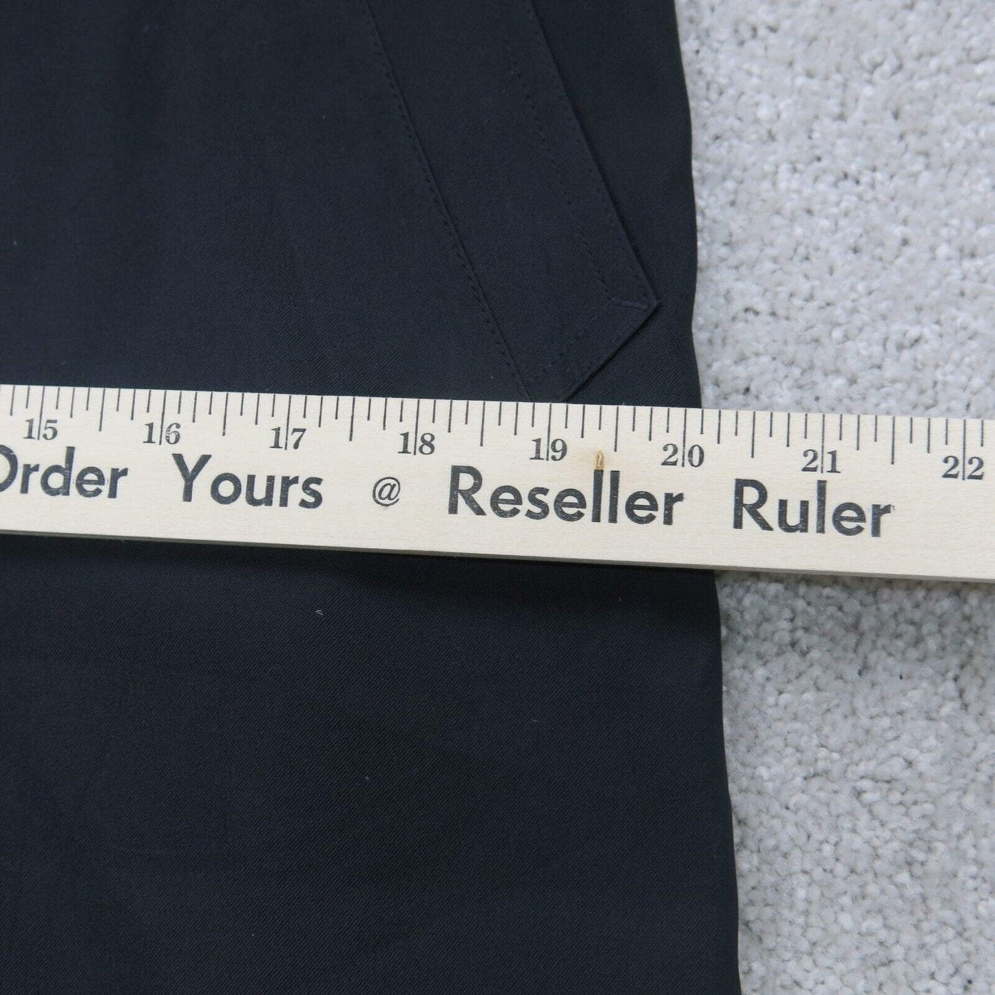 L.L Bean Womens Long Pea Coat Double Breasted Long Sleeve Black Size Small