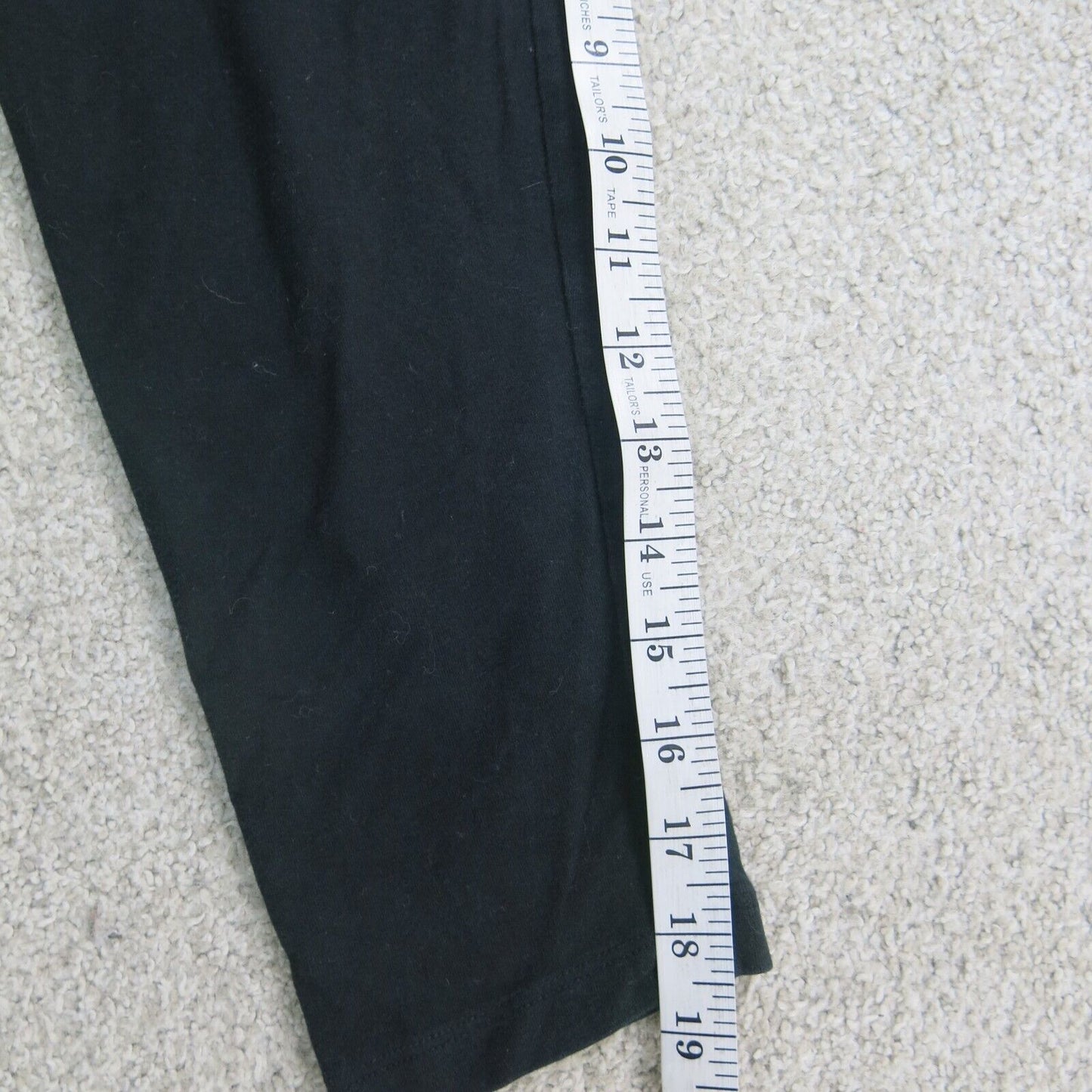 Pink Victoria Women Yoga Capri Legging Low Rise Elastic Waist Black Size X Small