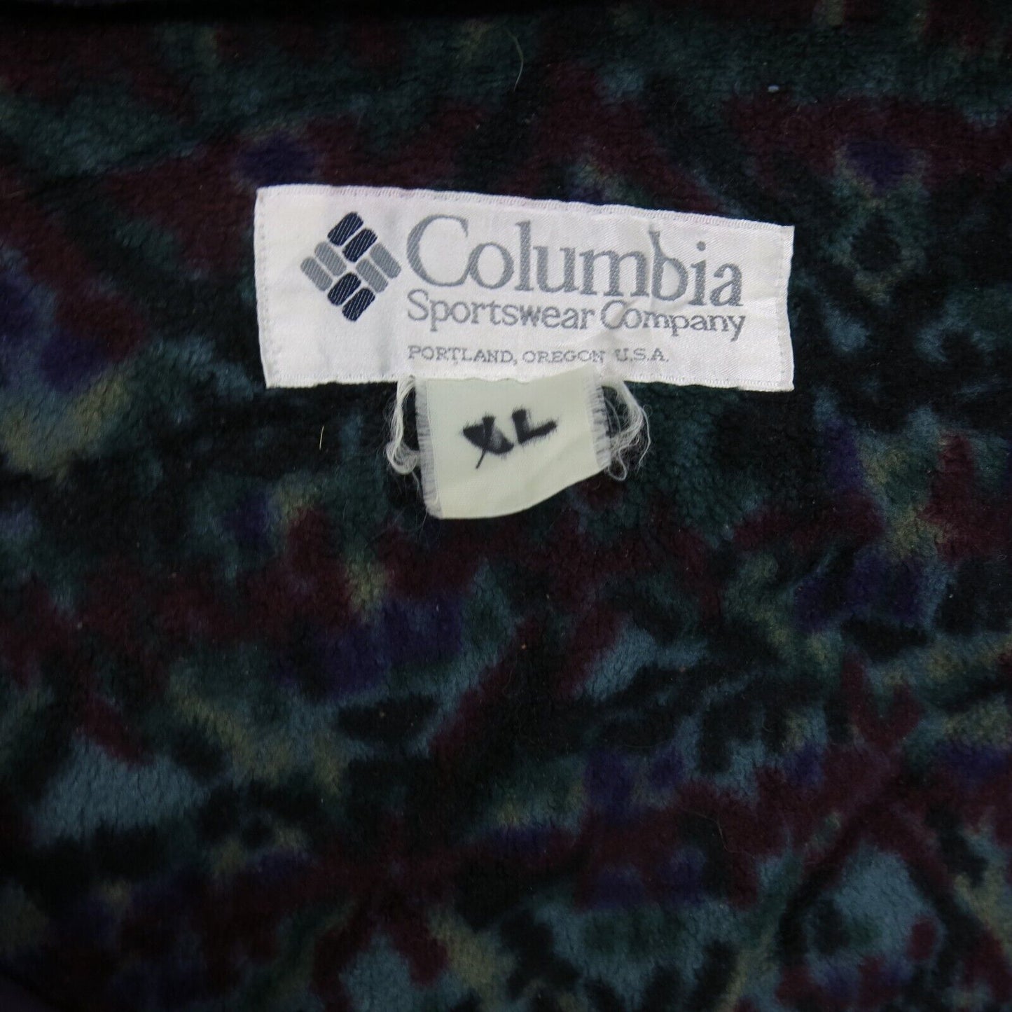Columbia Sportswear Mens Windbreaker Hooded Coat Long Sleeve Blue Size Large
