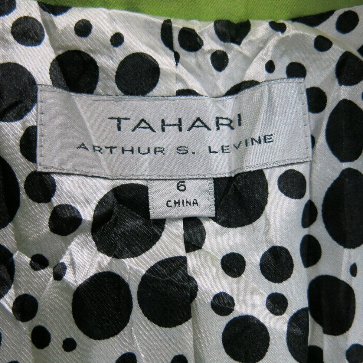 Tahari Womens Pea Coat Jacket Double Breasted 3/4 Sleeve Pockets Green Size 6