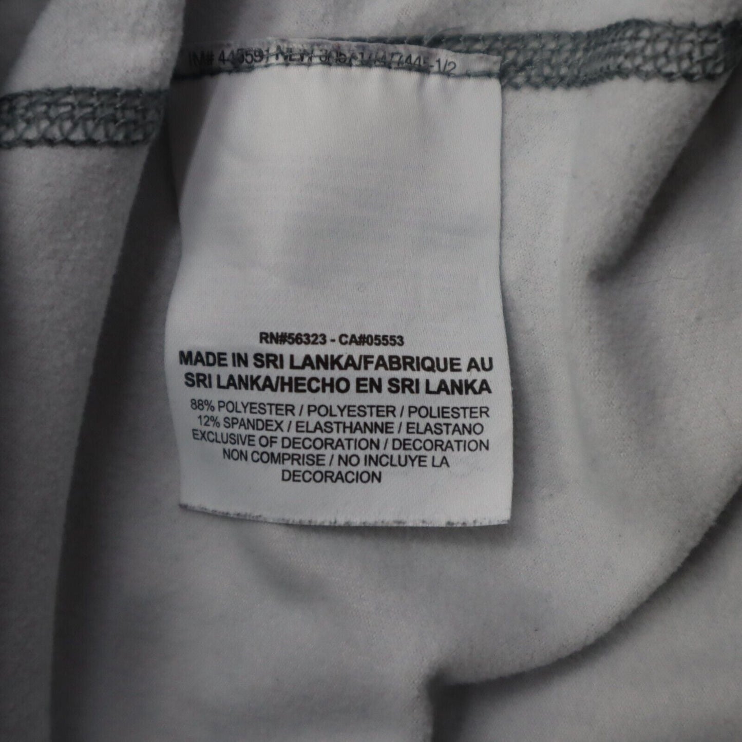 Nike Pro Womens Half Zip Sweatshirt Long Sleeves Mock Neck White Gray Size Large