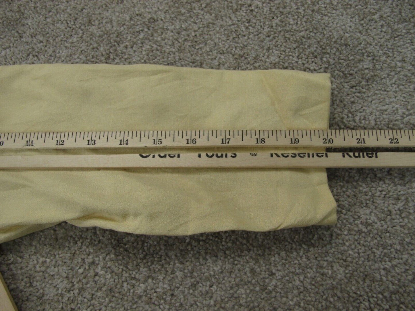 Ann Taylor Womens Blazer Coat Single Breasted Long Sleeves Light Yellow Size 6