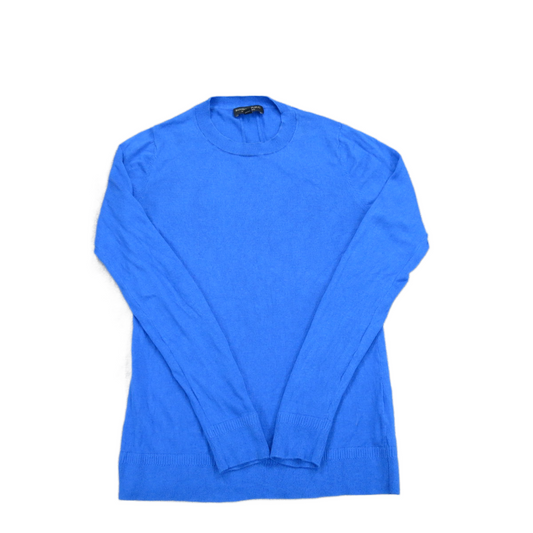 Banana Republic Womens Sweater Knitted Crew Neck Long Sleeve Blue Size X Small