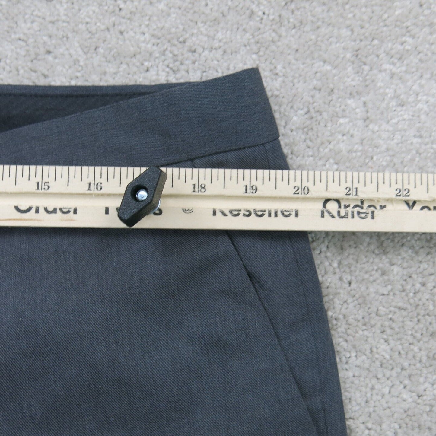 Express Mens Pant Dress Photographer Straight Leg Pockets Black Size W38XL32