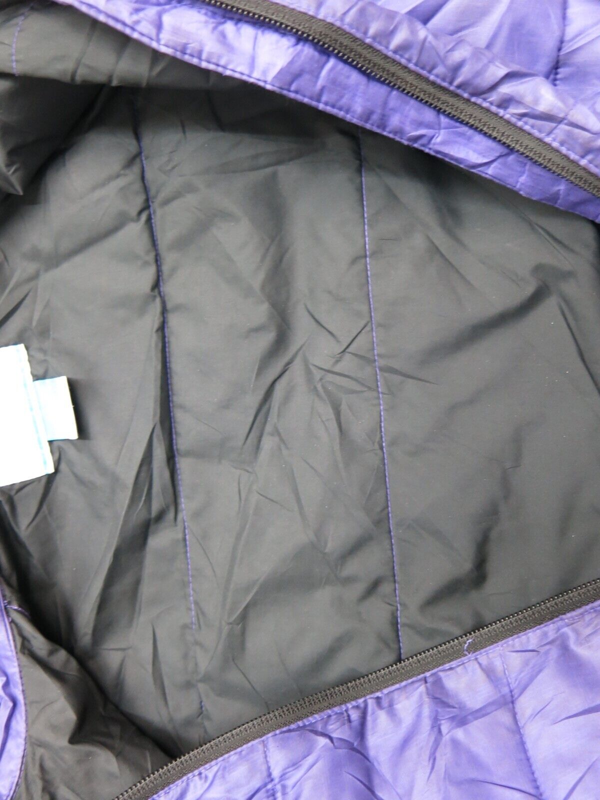 Columbia Men Windbreaker Jacket Coat Full Zip Long Sleeve Pocket Purple Black XS