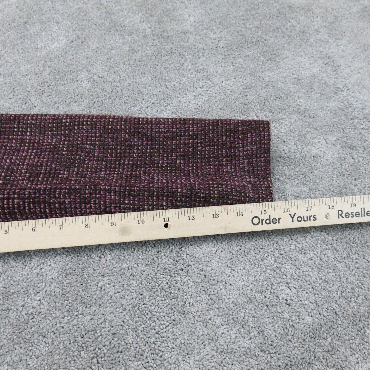 ANN Taylor Womens Tweed Coat Jacket Single Breasted Long Sleeves Pockets Red 12