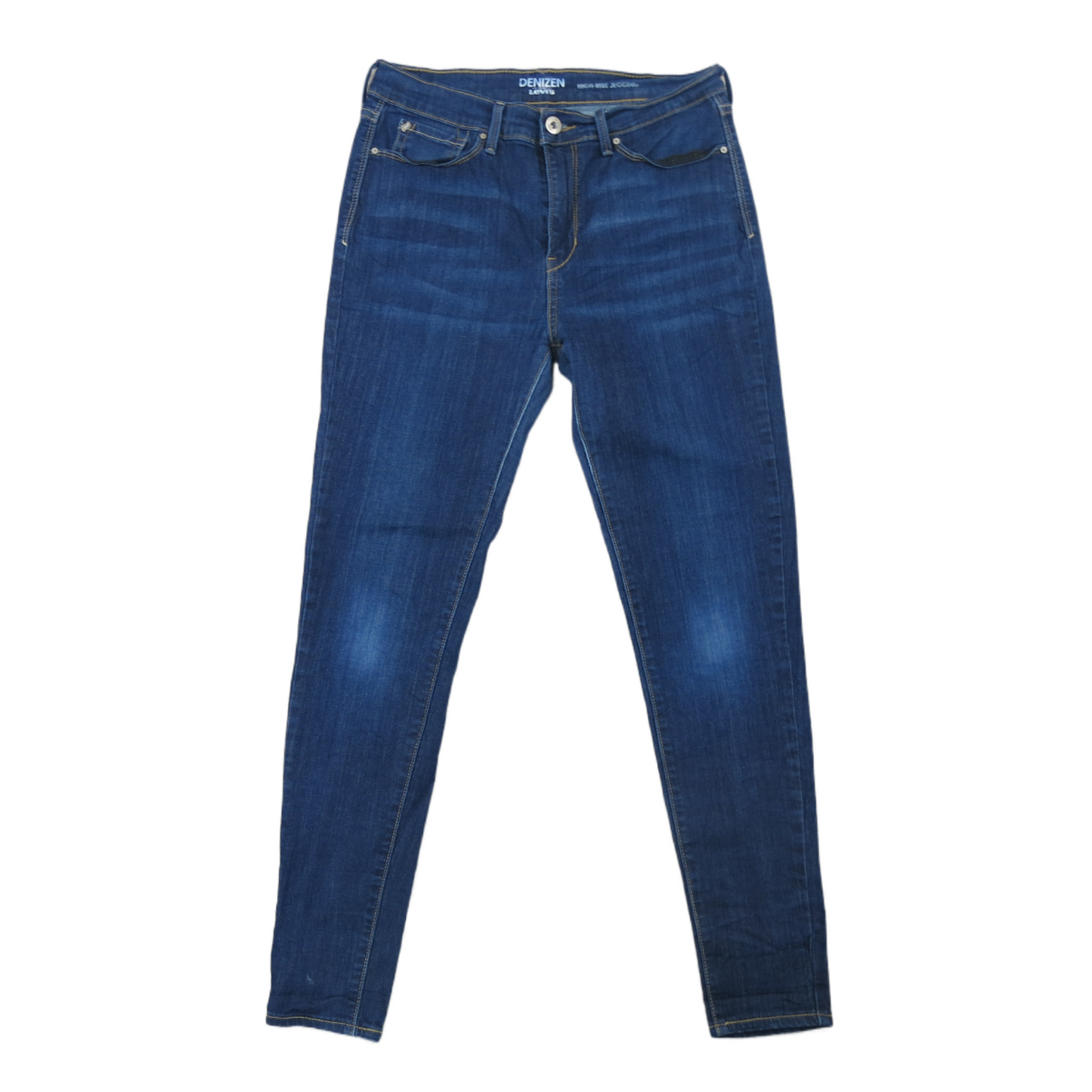 Denizen From Levis Womens Jeans High Rise Jegging Mid Rise Pockets Blue Size W30