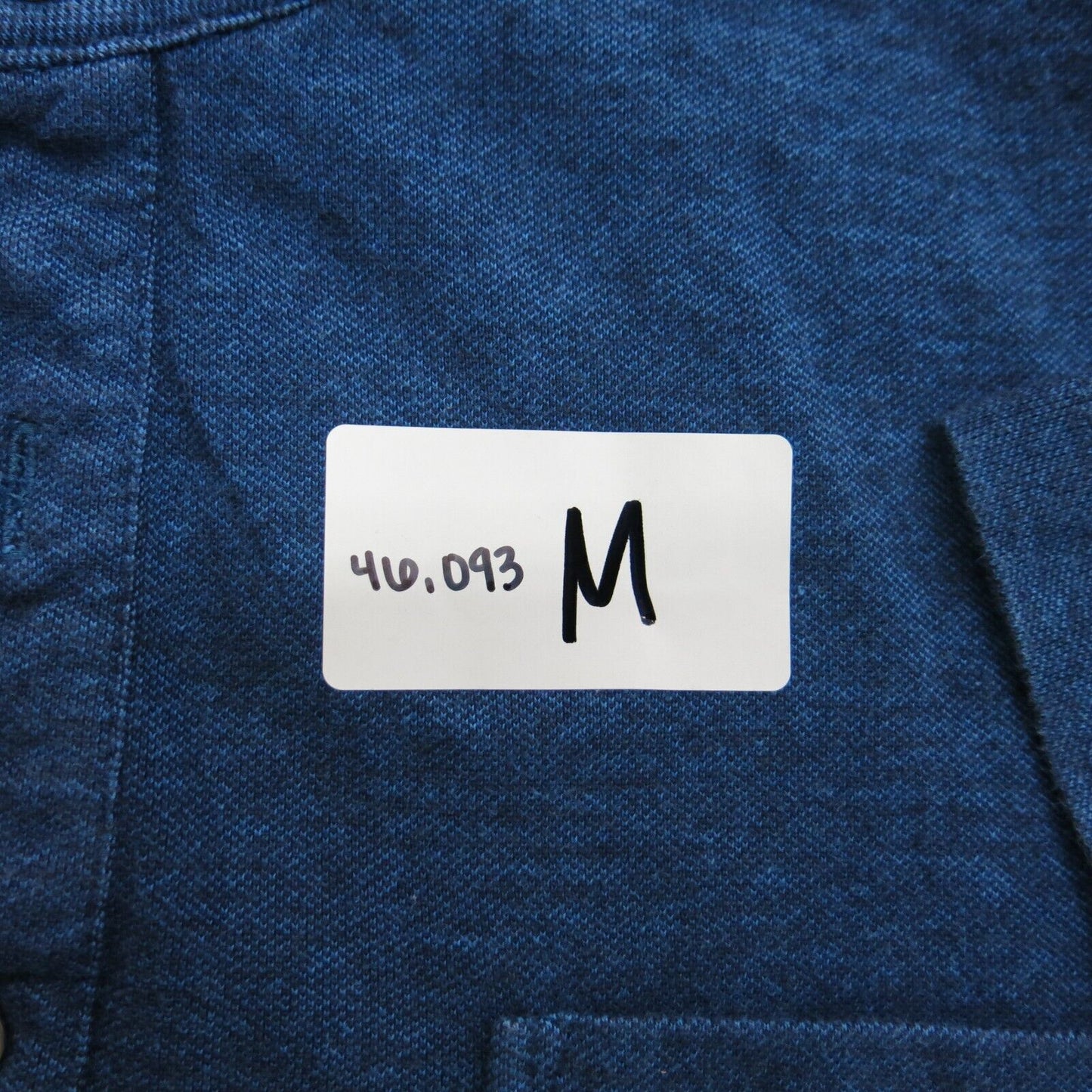 Banana Republic Men Polo Shirt Short Sleeves Pocket Navy Blue Size Large