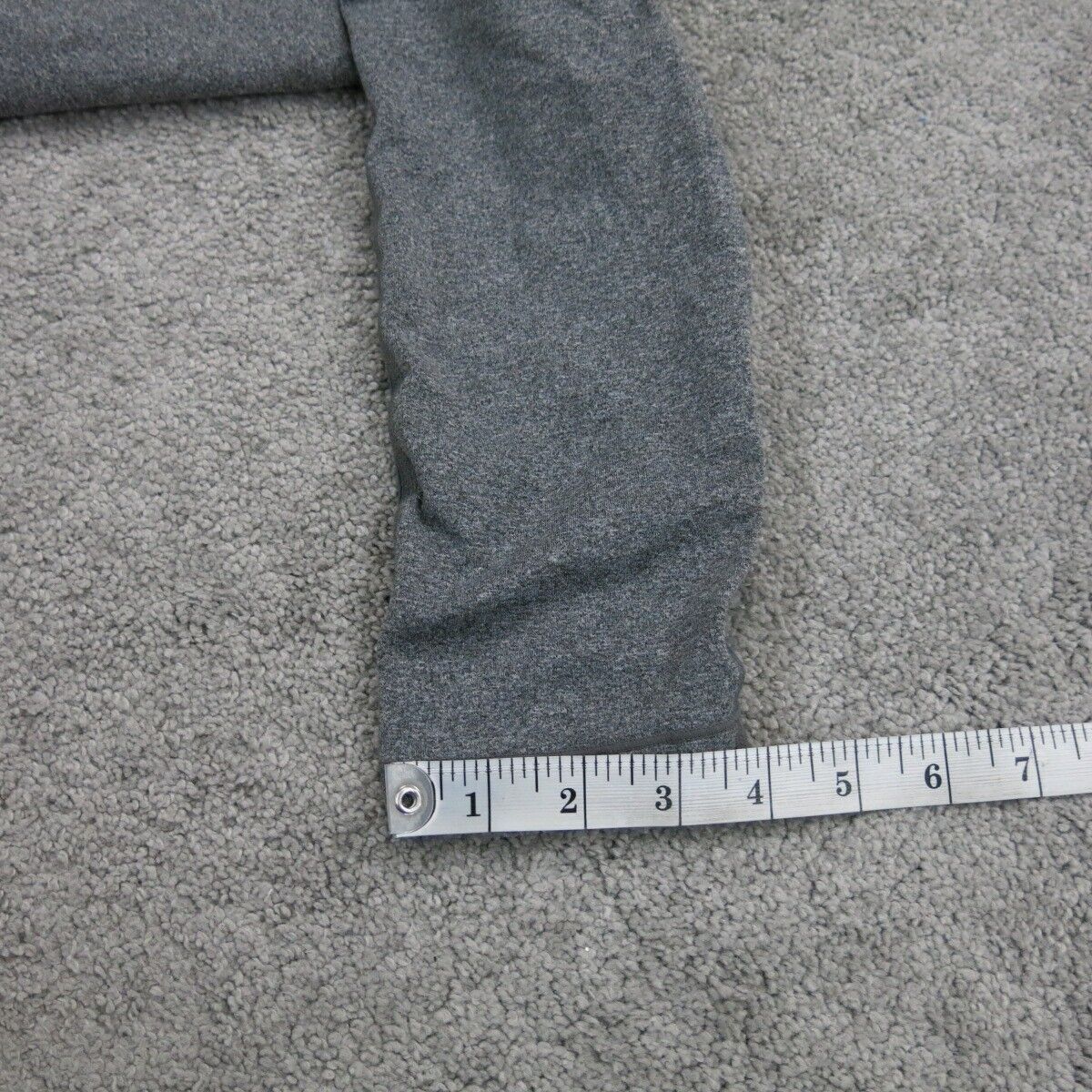 Nike Dri Fit Womens Activewear Legging Mid Rise Elastic Waist Gray Size Small