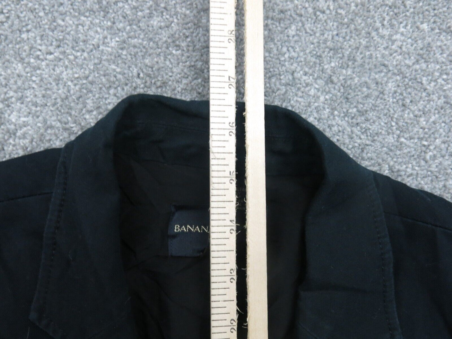 Banana Republic Women Blazer Coat Single Breasted Long Sleeve Slate Blue Size 10