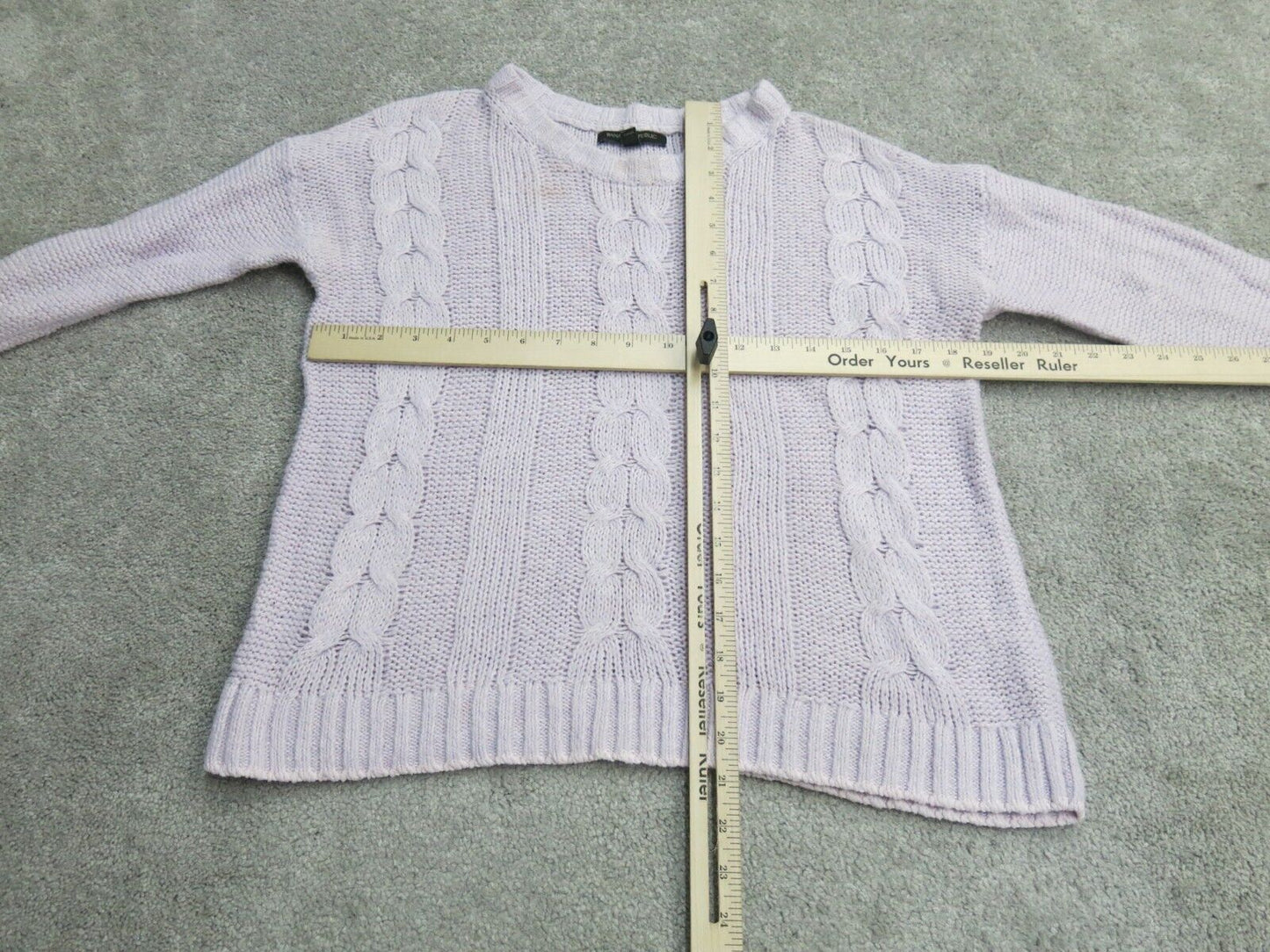 Banana Republic Women Pullover Sweater Knitted Crew Neck Light Pink Size X Small