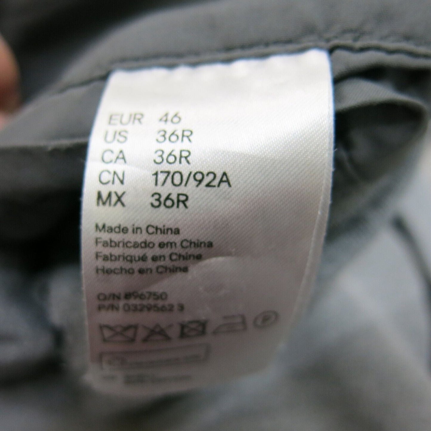 H&M Womens Blazer Coat Single Breasted Long Sleeves Pockets Gray Size 36 Regular
