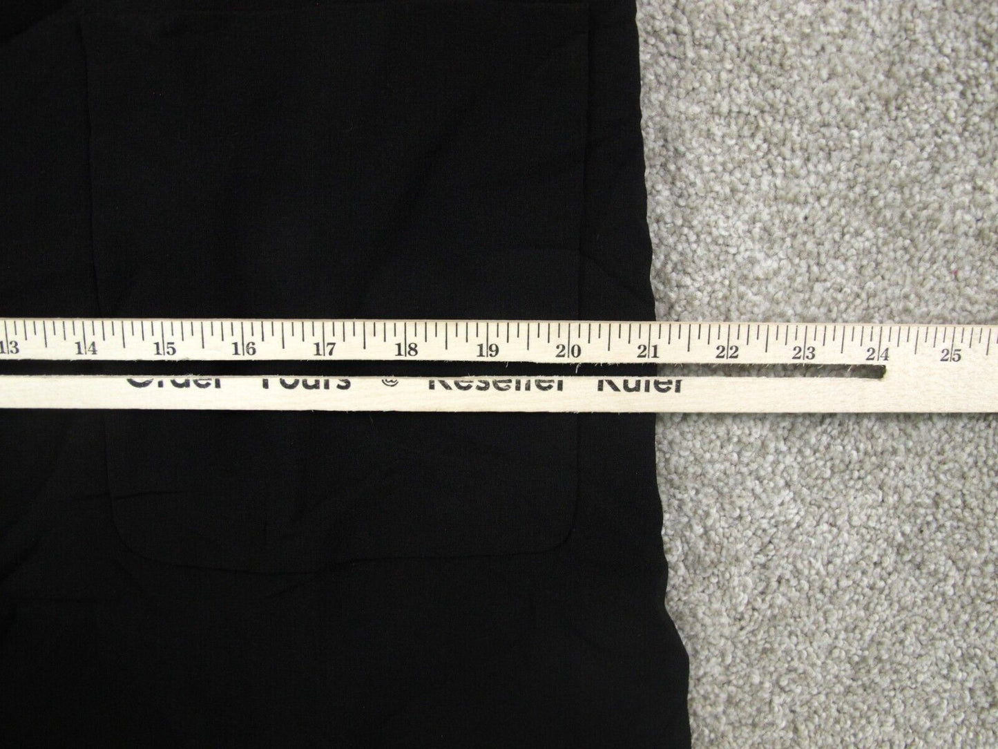 H&M Womens Over Coat Long Sleeves Open Front Pockets Black Size US 8