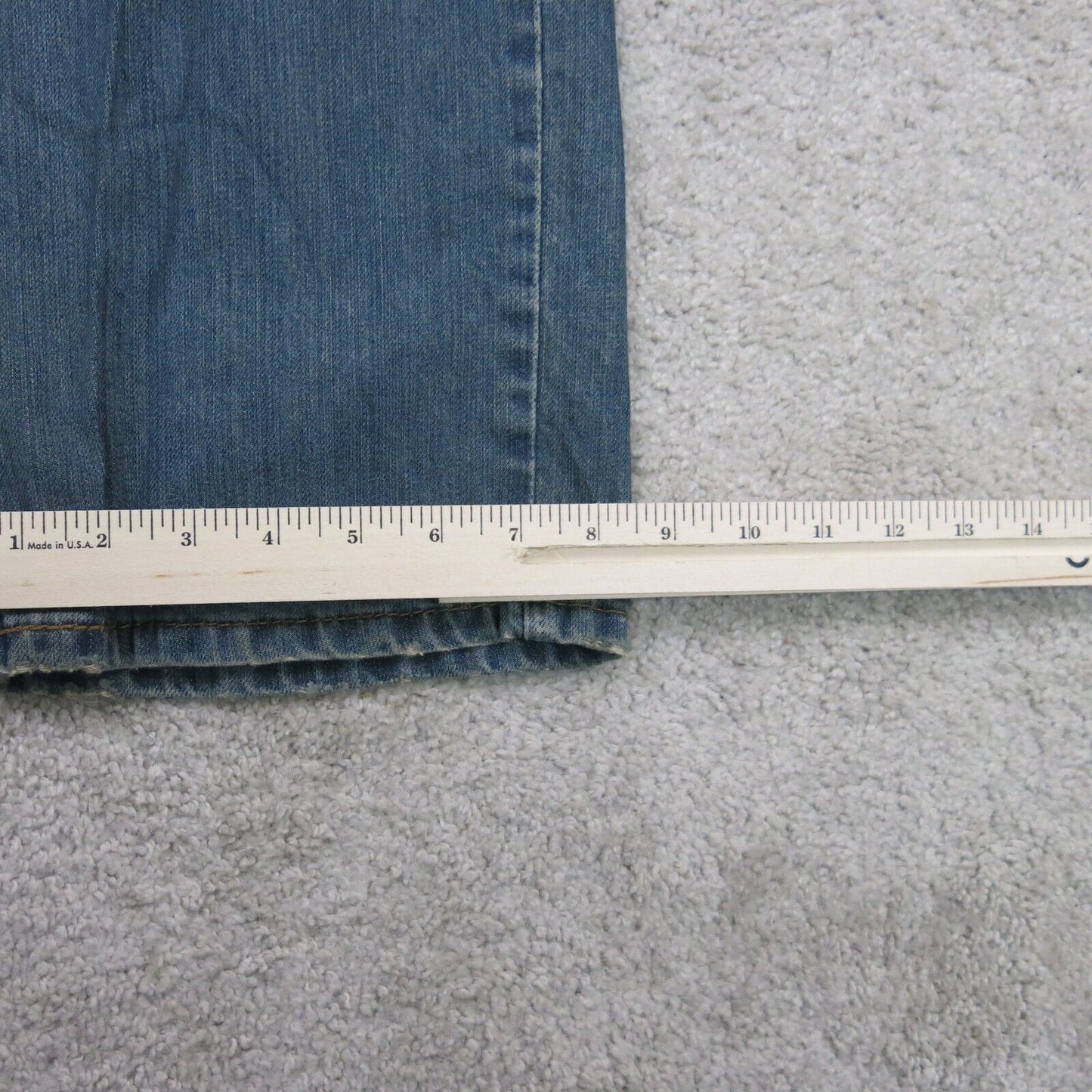 Levis 559 Mens Jeans Straight Leg Denim Mid Rise Pockets Blue Size W36XL32
