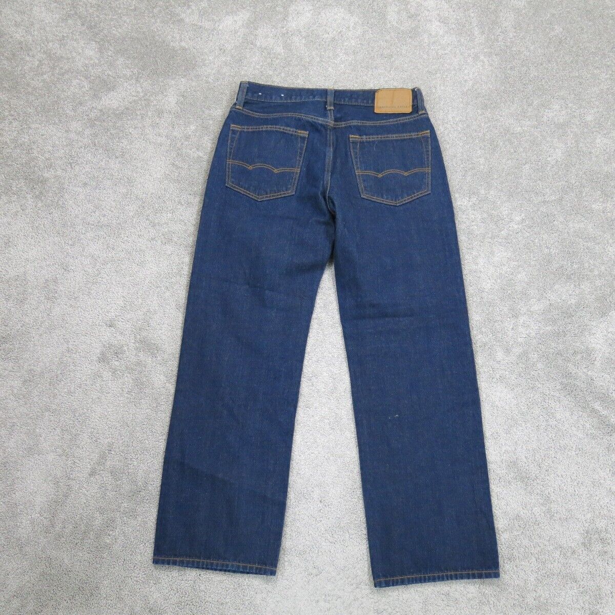 American Eagle Mens Straight Leg Jeans High Rise 100% Cotton Blue Size W31XL32