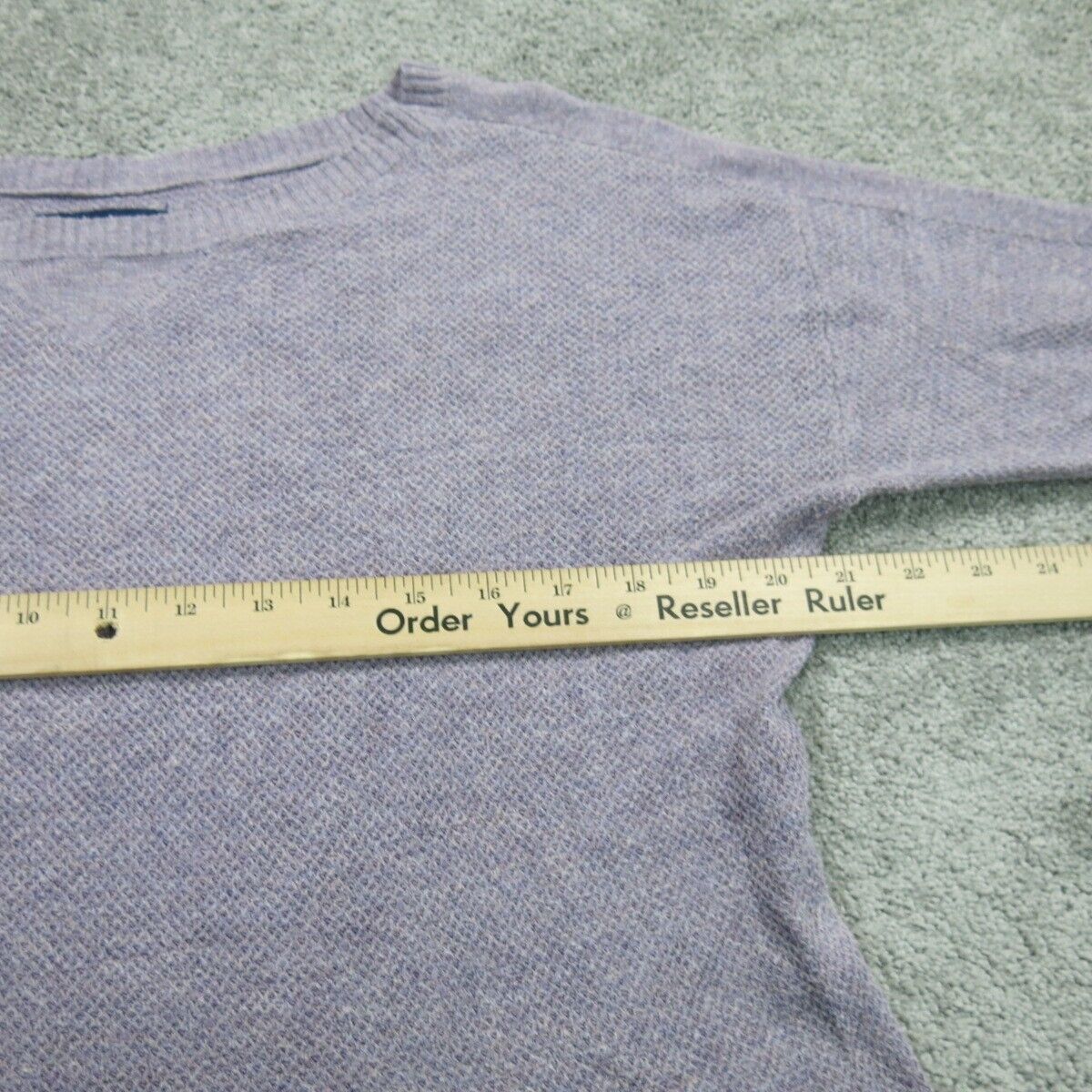 American Eagle Womens Pullover Sweater Round Neck Long Sleeve Light Purple SZ M