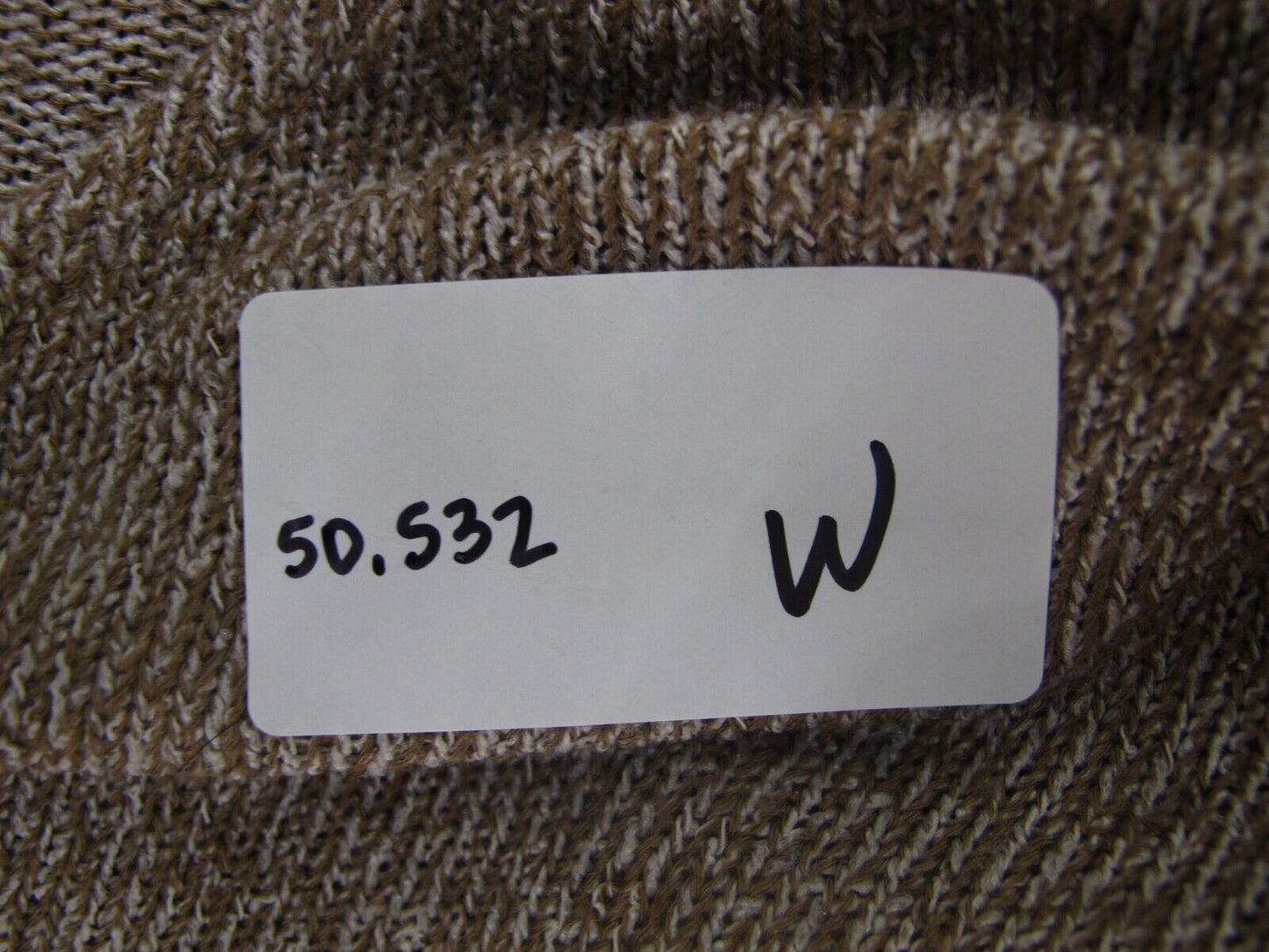 Forever 21 Womens Knitted Sweater Long Sleeves V Neck Khaki Size Small
