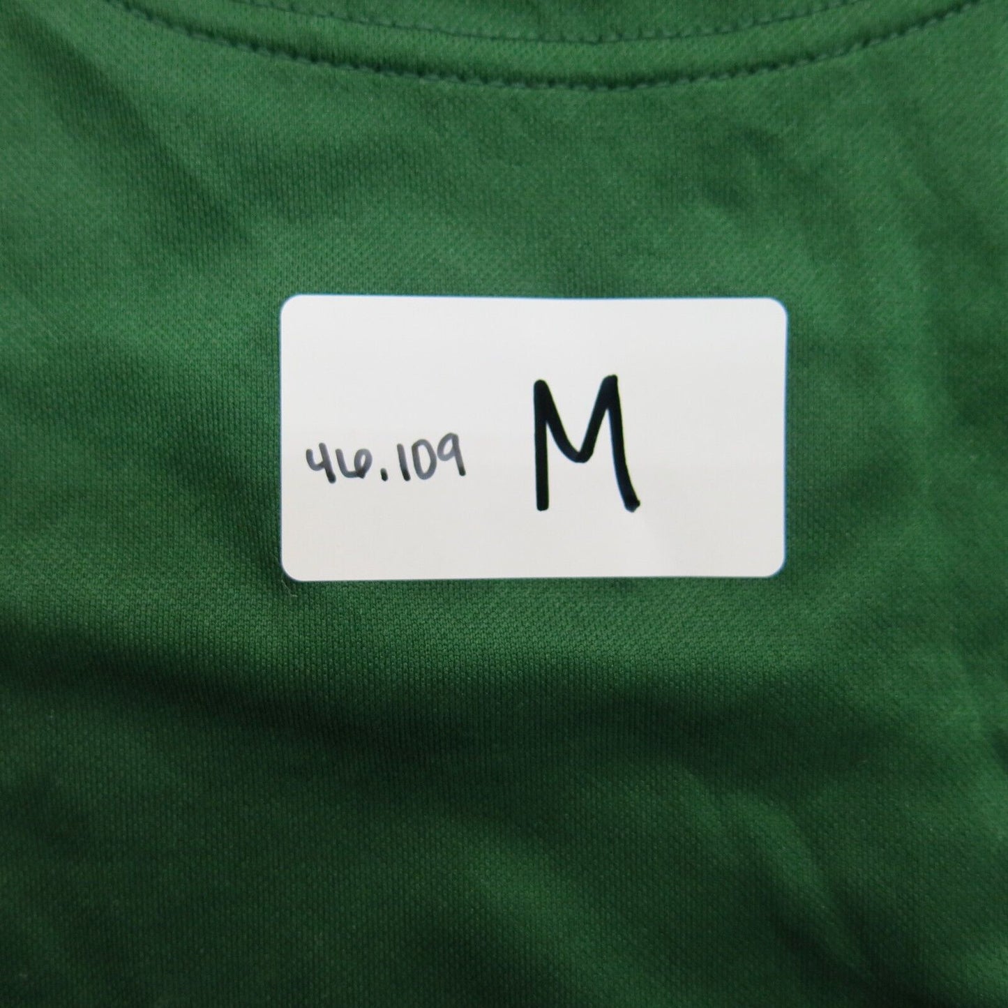 Nike Dri Fit Mens T Shirt Crew Neck Short Sleeve Logo Green Size Large