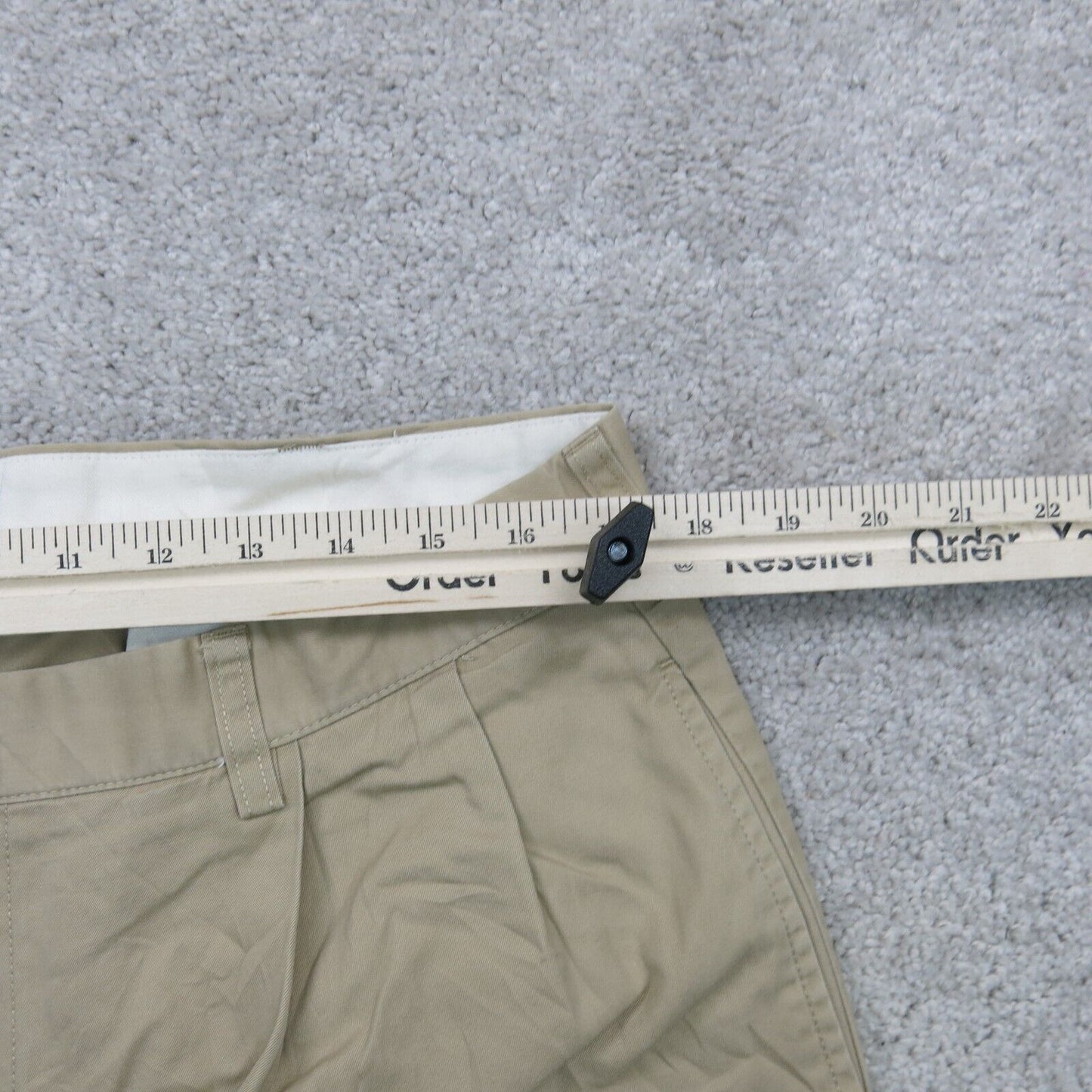 Ralph Lauren Mens Pants Chino Hammond 100% Cotton High Rise Beige Size W35