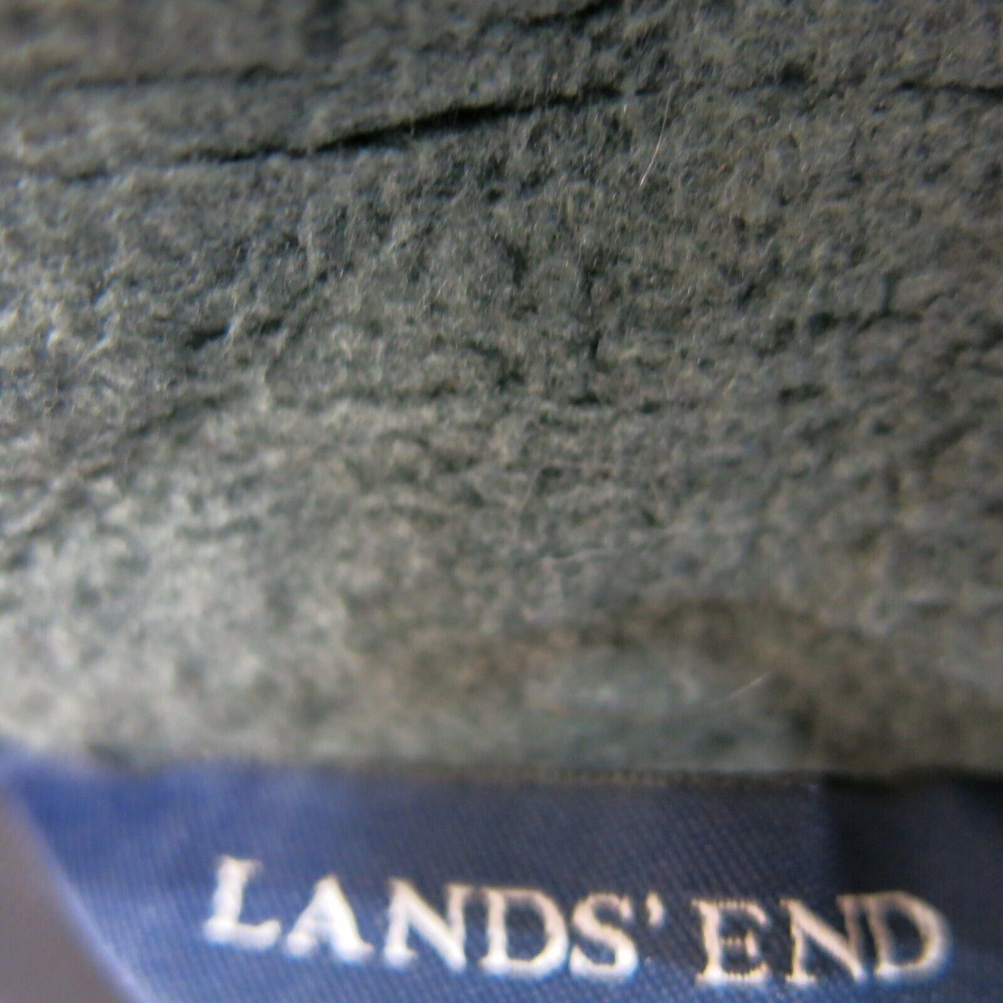 Lands End Womens Pea Coat Double Breasted Long Sleeve Clay Green Size L 14-16