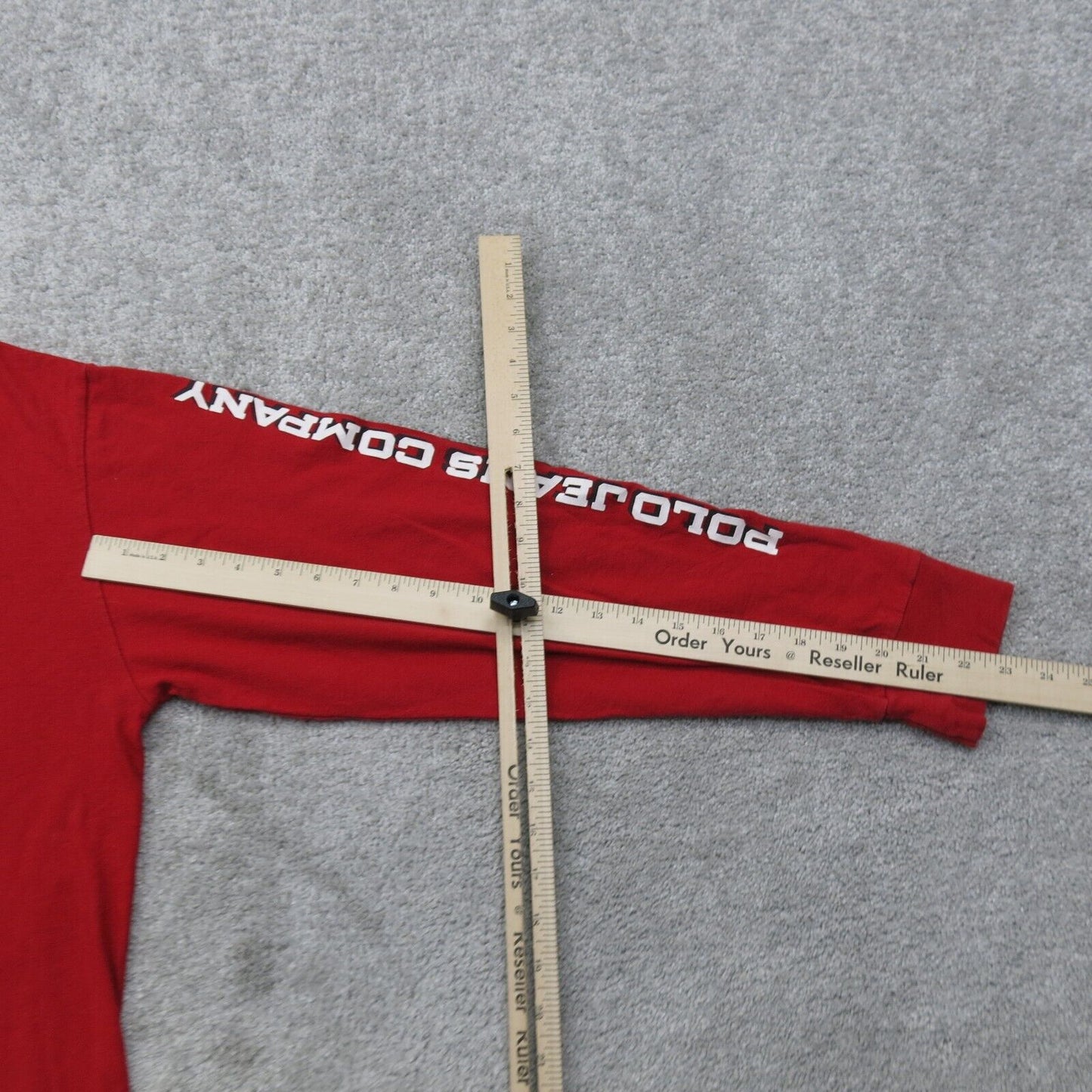 Ralph Lauren Mens Sweatshirt Crew Neck Long Sleeves 100% Cotton Red Size X Large