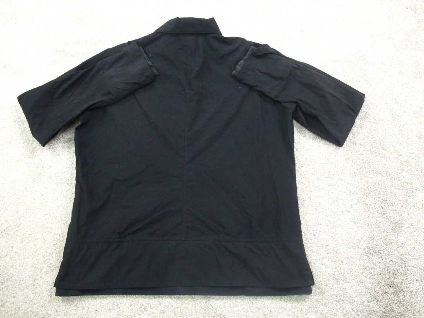 Adidas Womens Full Zip Up Basic Jacket Long Sleeves Pockets Black Size Large
