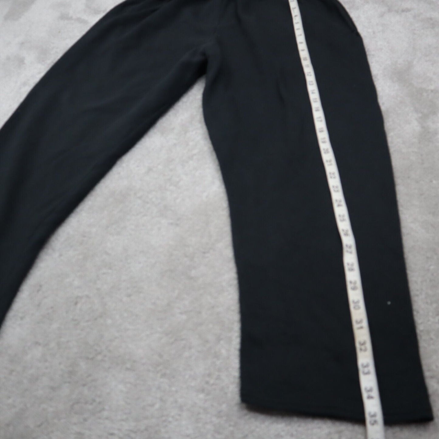Hanes Sweatpants Women s X-Large XL Black Activewear Stay Clean Straight Pants