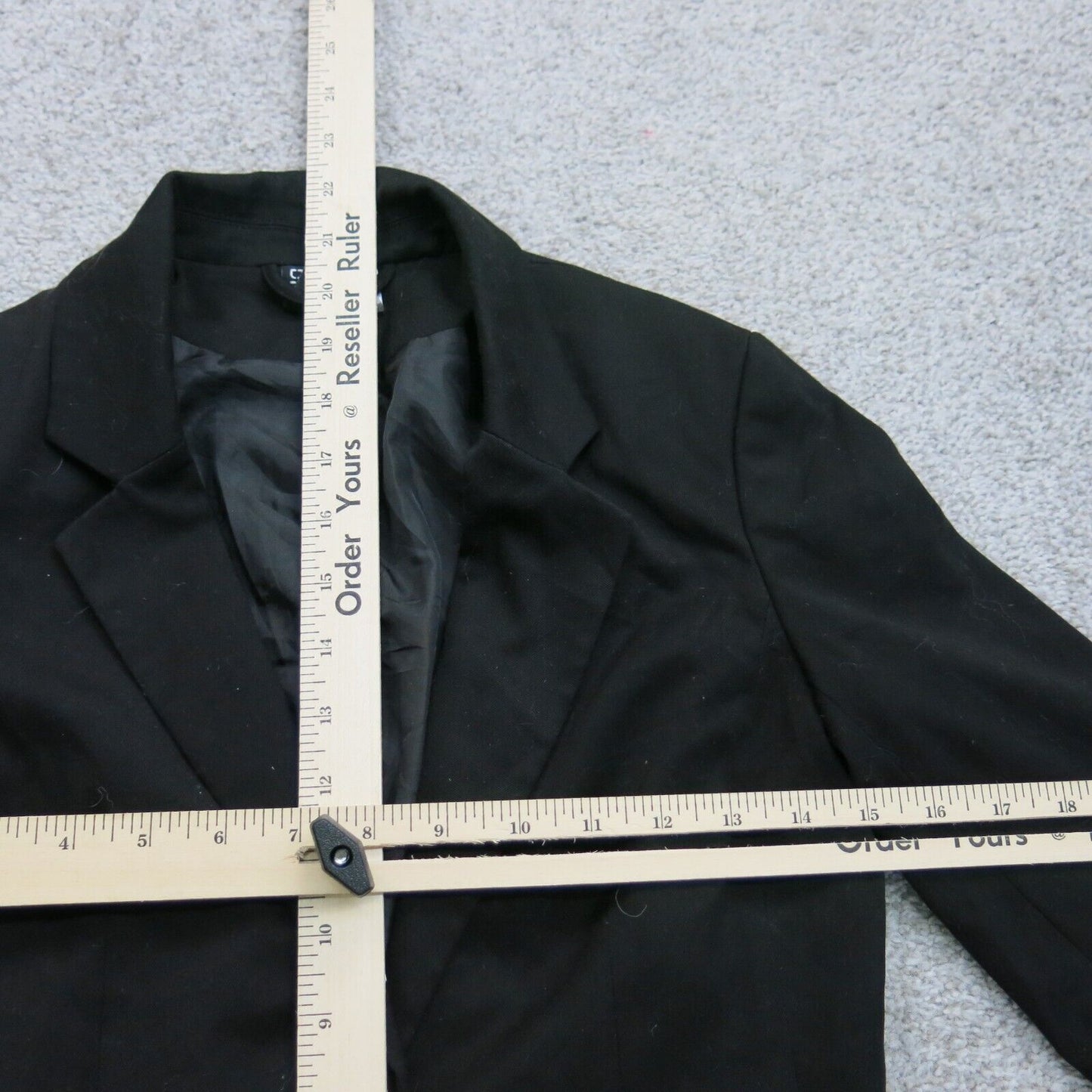 Divided By H&M Womens Blazer Coat Long Sleeves Single Breasted Black Size US 4