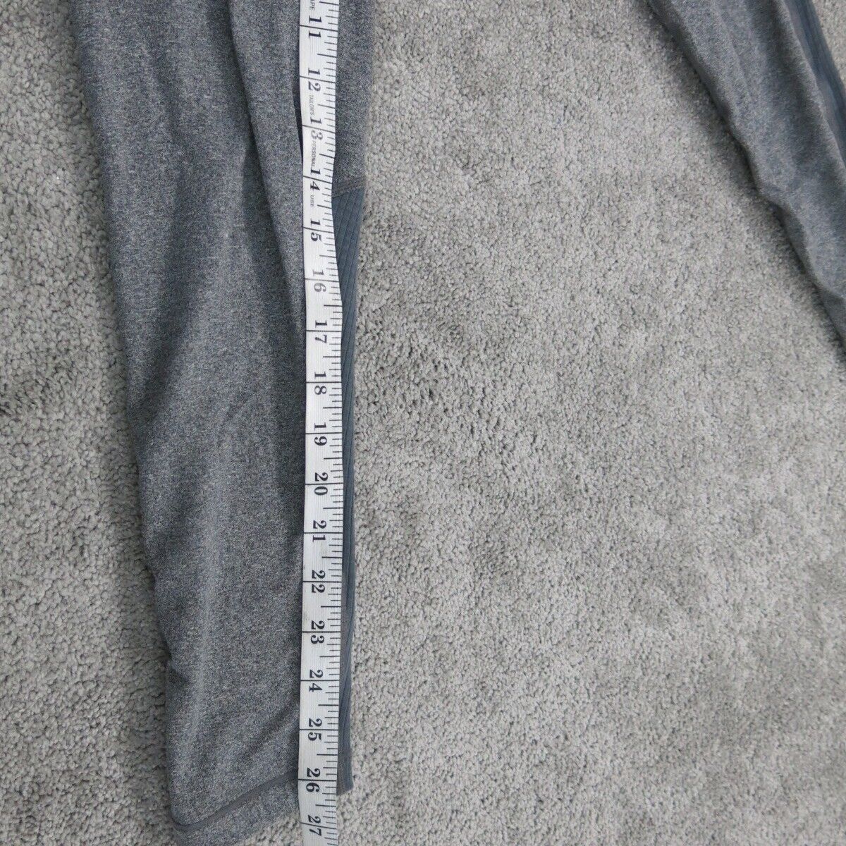 Nike Dri Fit Womens Activewear Legging Mid Rise Elastic Waist Gray Size Small