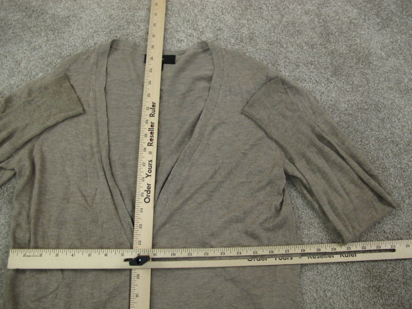 Mossimo Womens Cardigan Sweater Knitted Front Button Long Sleeve Gray Size Large