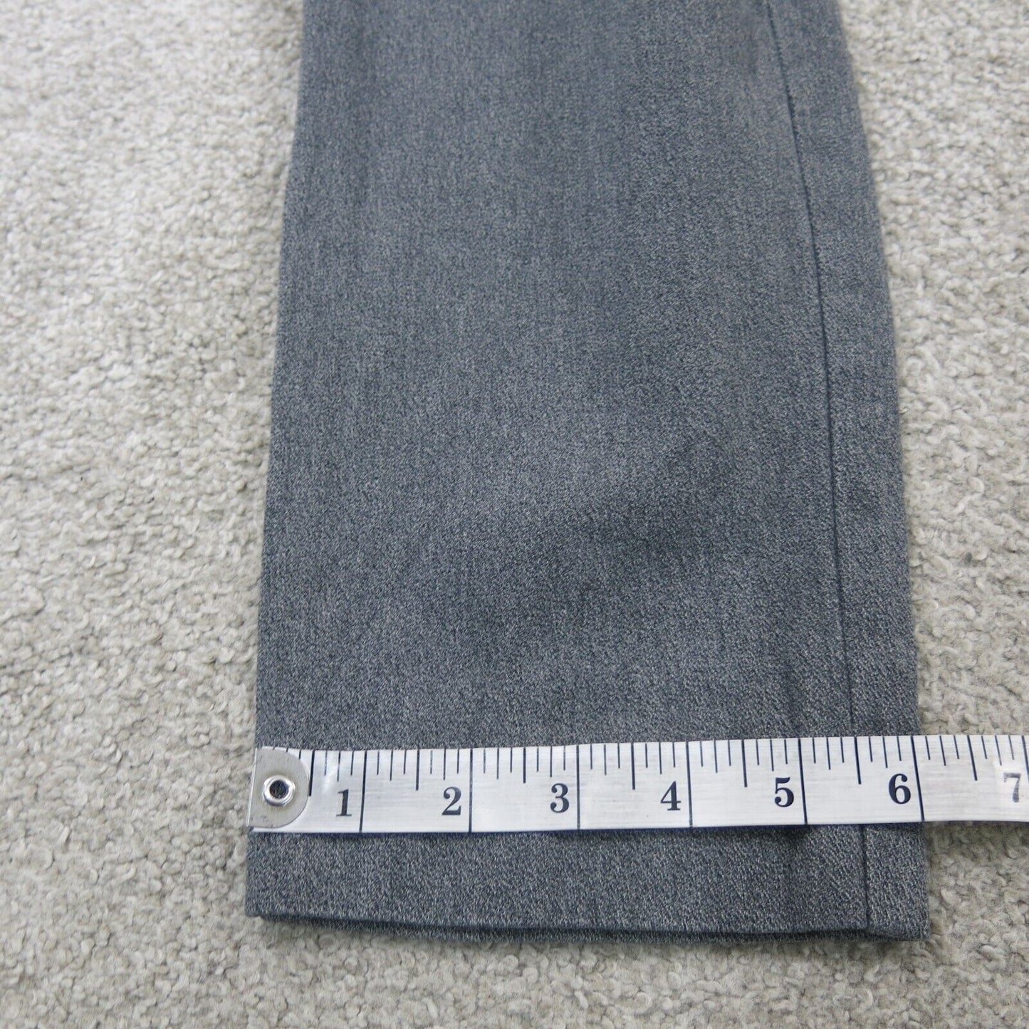 Mossimo Womens Pant Cropped Stretch Low Rise Flat Front Pockets Gray Size 10