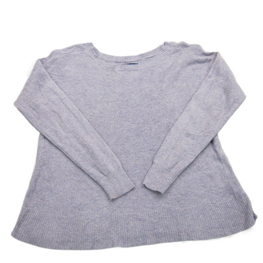 American Eagle Womens Pullover Sweater Round Neck Long Sleeve Light Purple SZ M