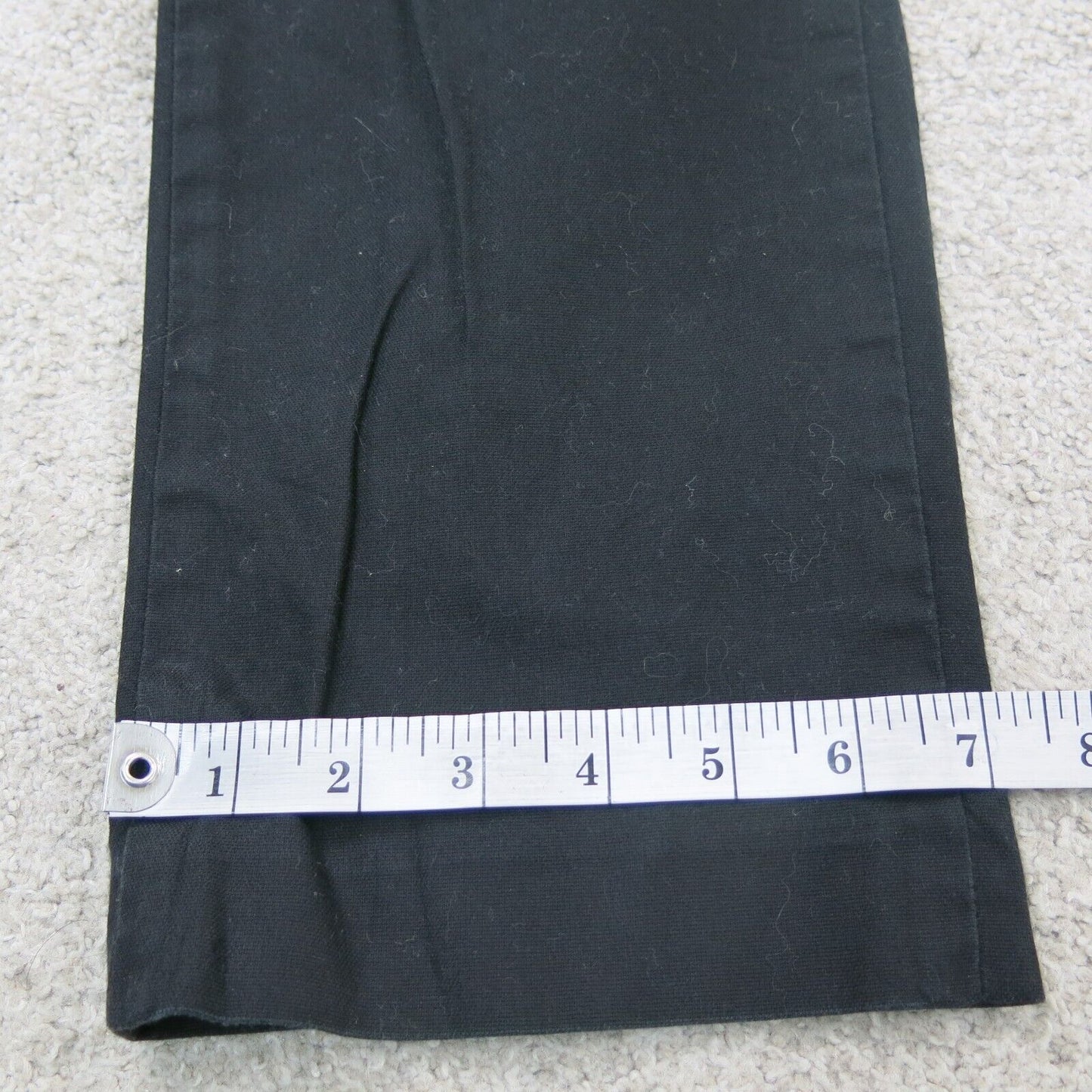 Ann Taylor Loft Womens Pant Dress Mid Rise Straight Leg Pockets Black Size 8