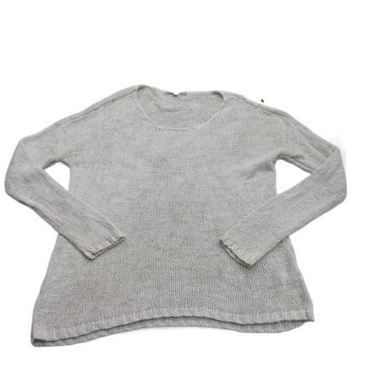 GAP Womens Pullover Knitted Sweater Long Sleeves Round Neck Beige Size Medium