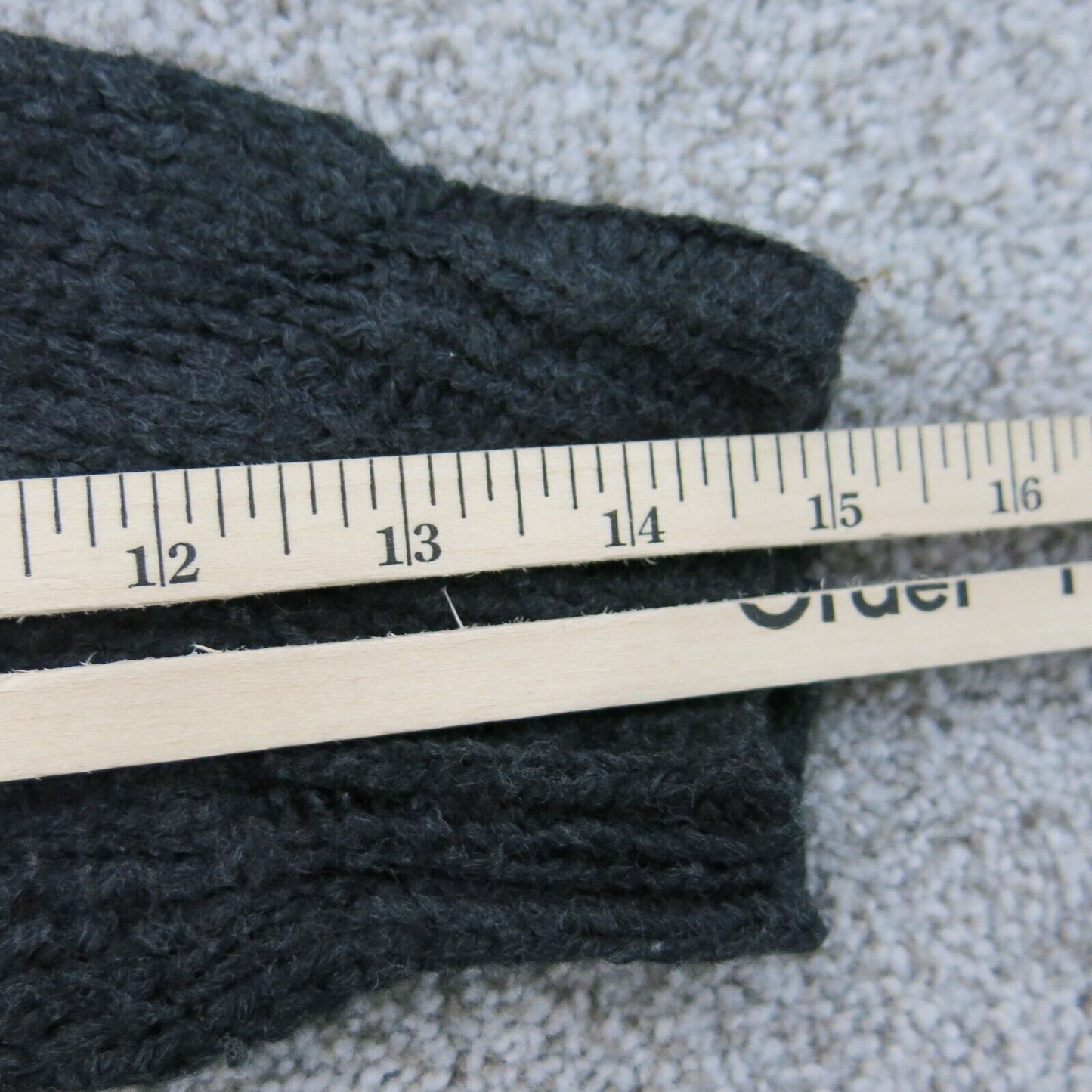 Ann Taylor Loft Womens Sweater Knitted Long Sleeve Round Neck Black Size XS