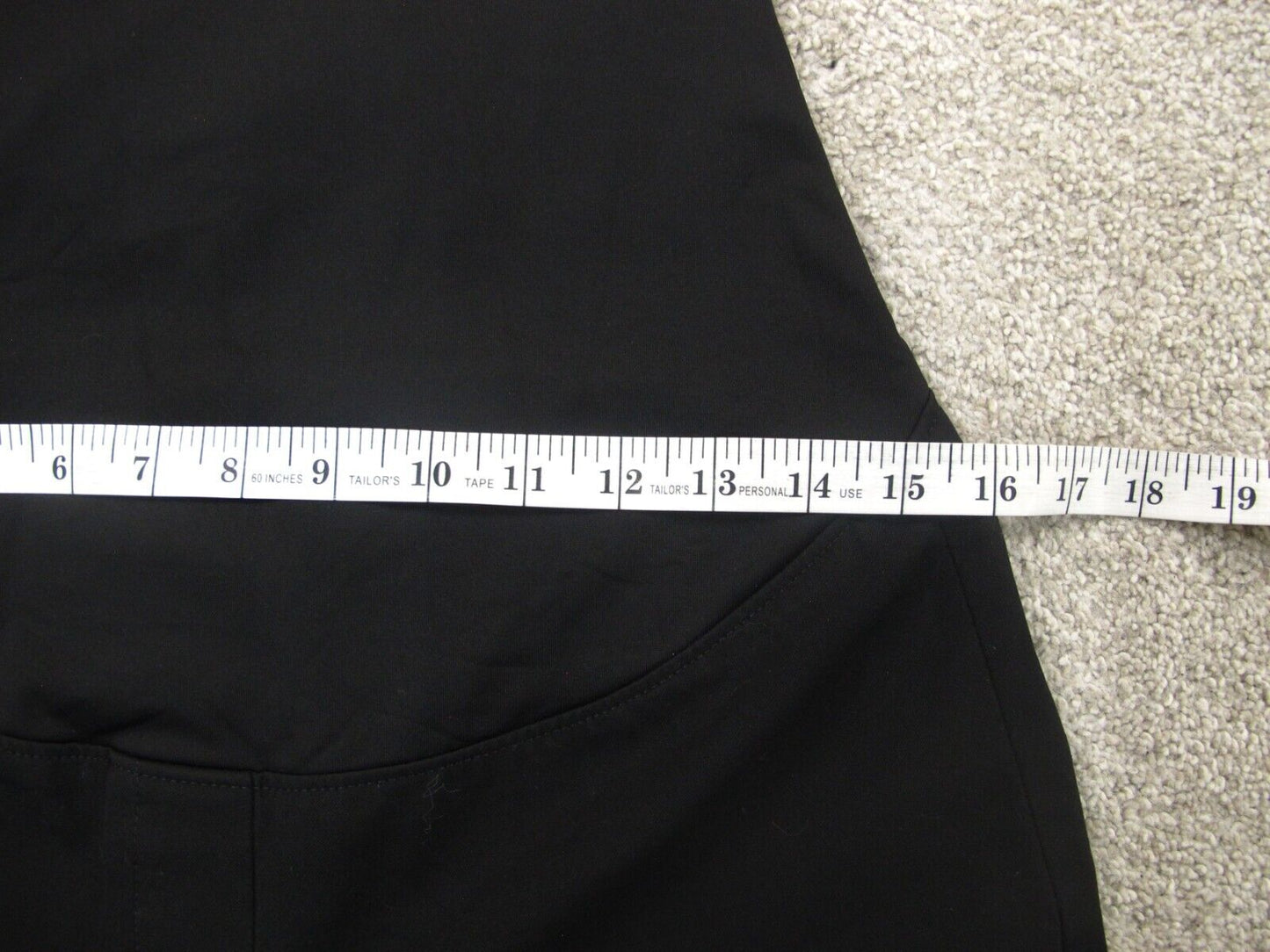 Ann Taylor LOFT Womens Legging Low Rise High Waist Wide Leg Black SZ Petite 6PM