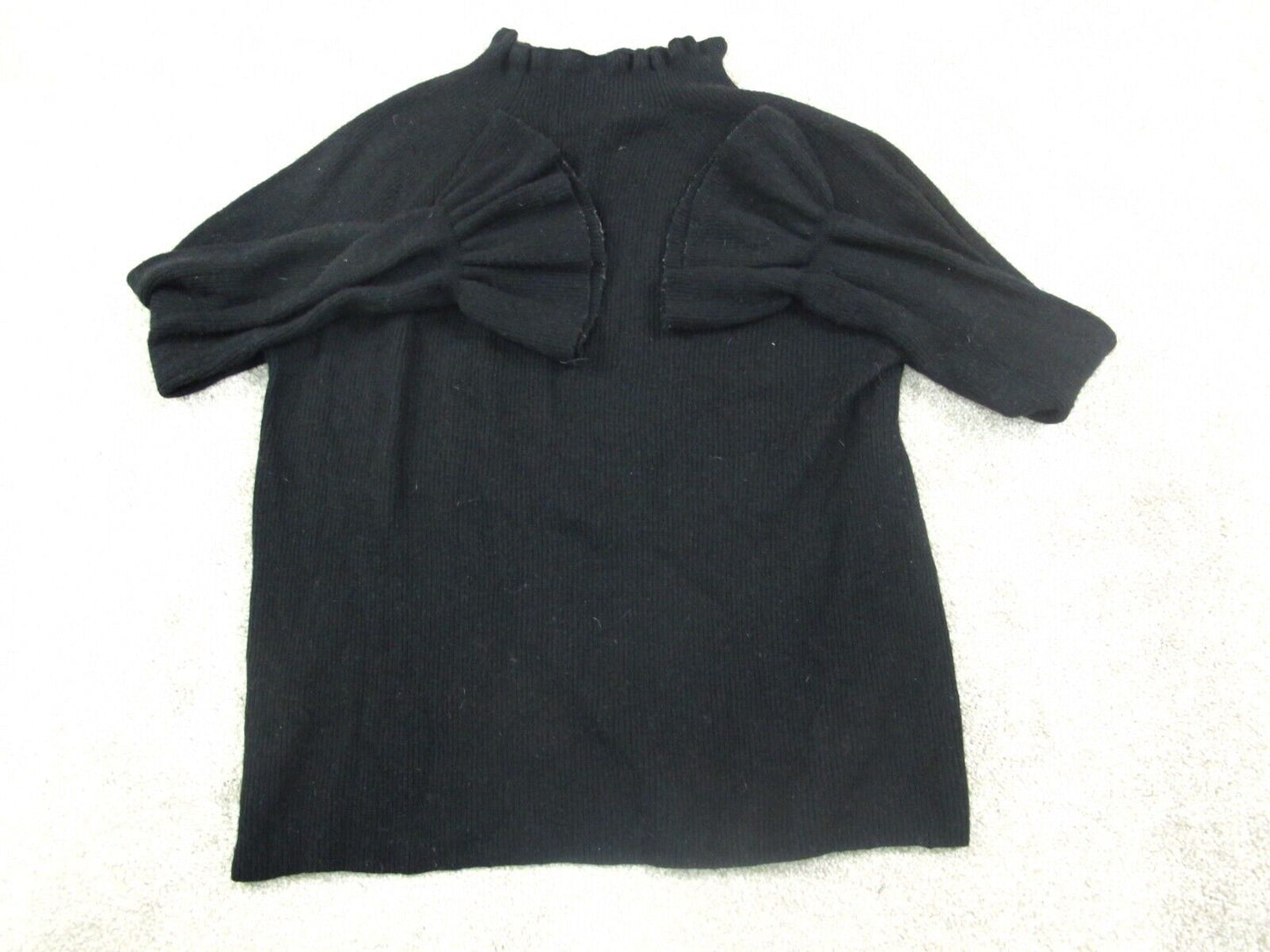 Banana Republic Womens Knitted Pullover Sweater Bell Sleeve Black Size X Large