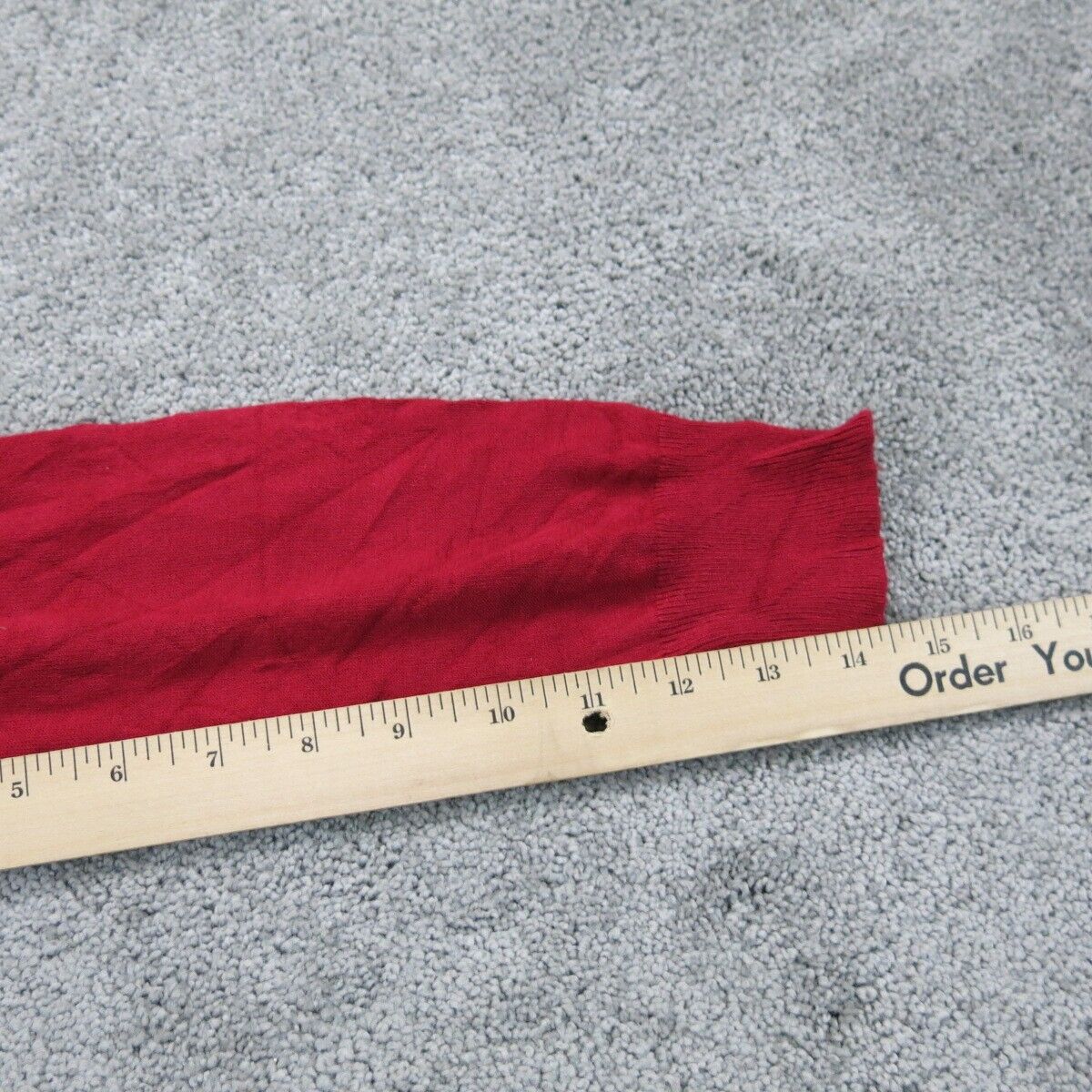 Express Womens Pullover Knitted Sweater Turtle Neck Long Sleeve Red Size Small