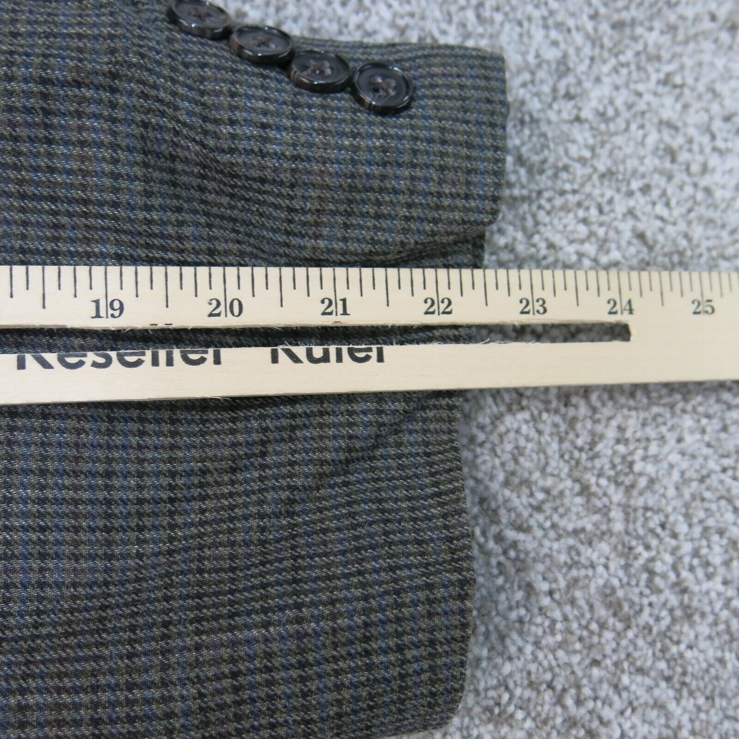 Lauren Ralph Lauren Women Blazer Coat Single Breasted Pocket Silk Gray Size 58L