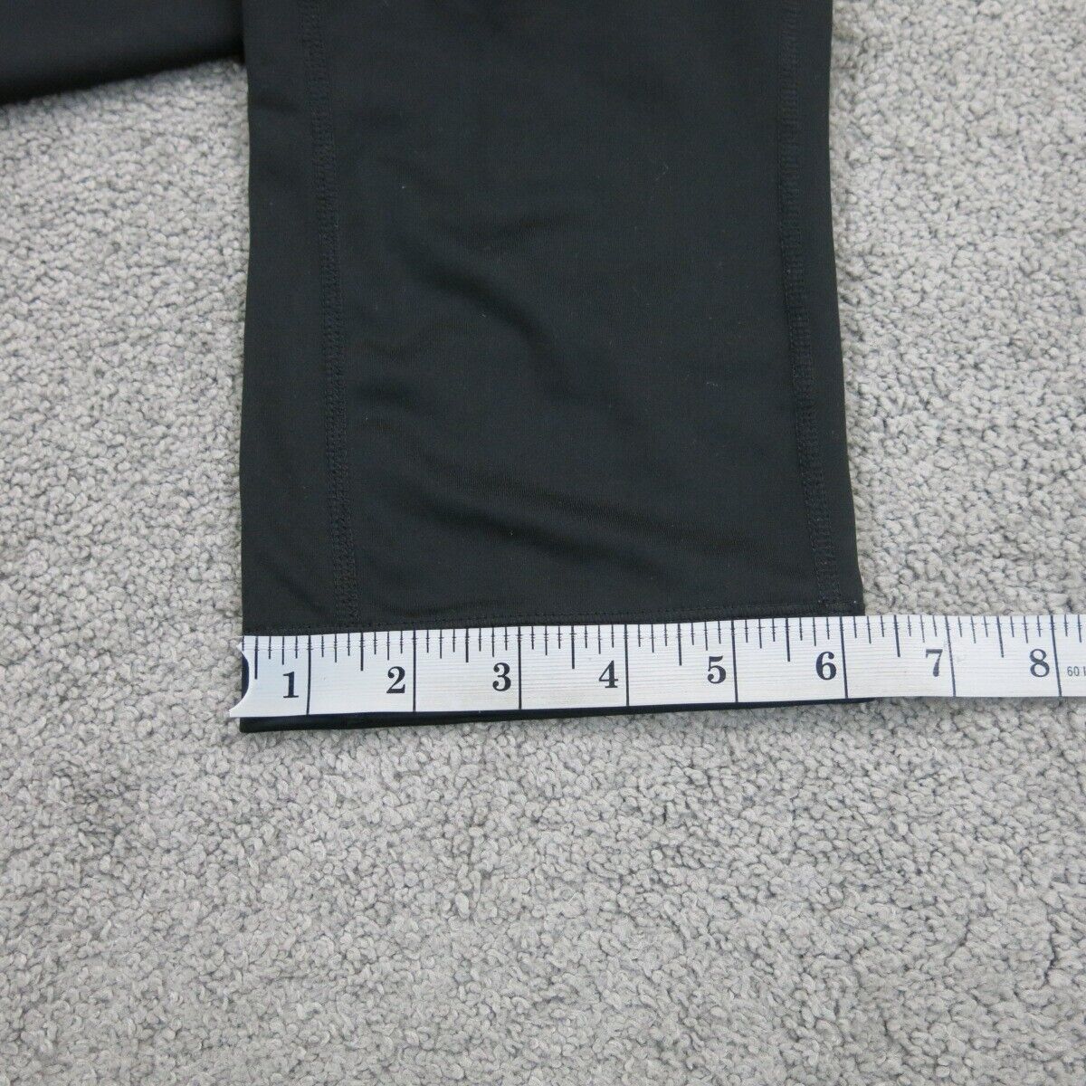 Nike Pro Womens Capri Pants High Elastic Waist Mid Rise Black Size Small