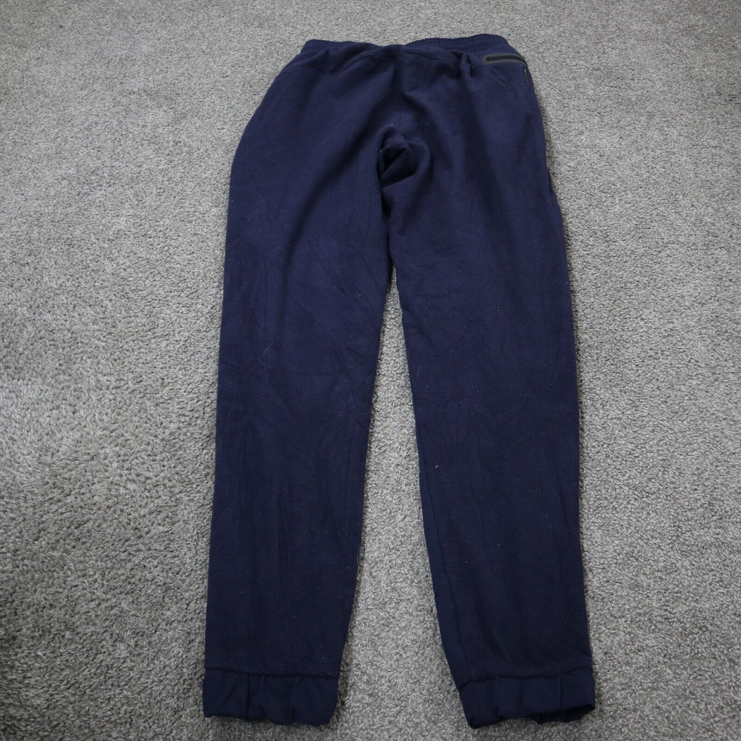 Under Armour Men Sweatpant Elastic Waist Mid Rise Loose Fit Heatgear Blue Size S