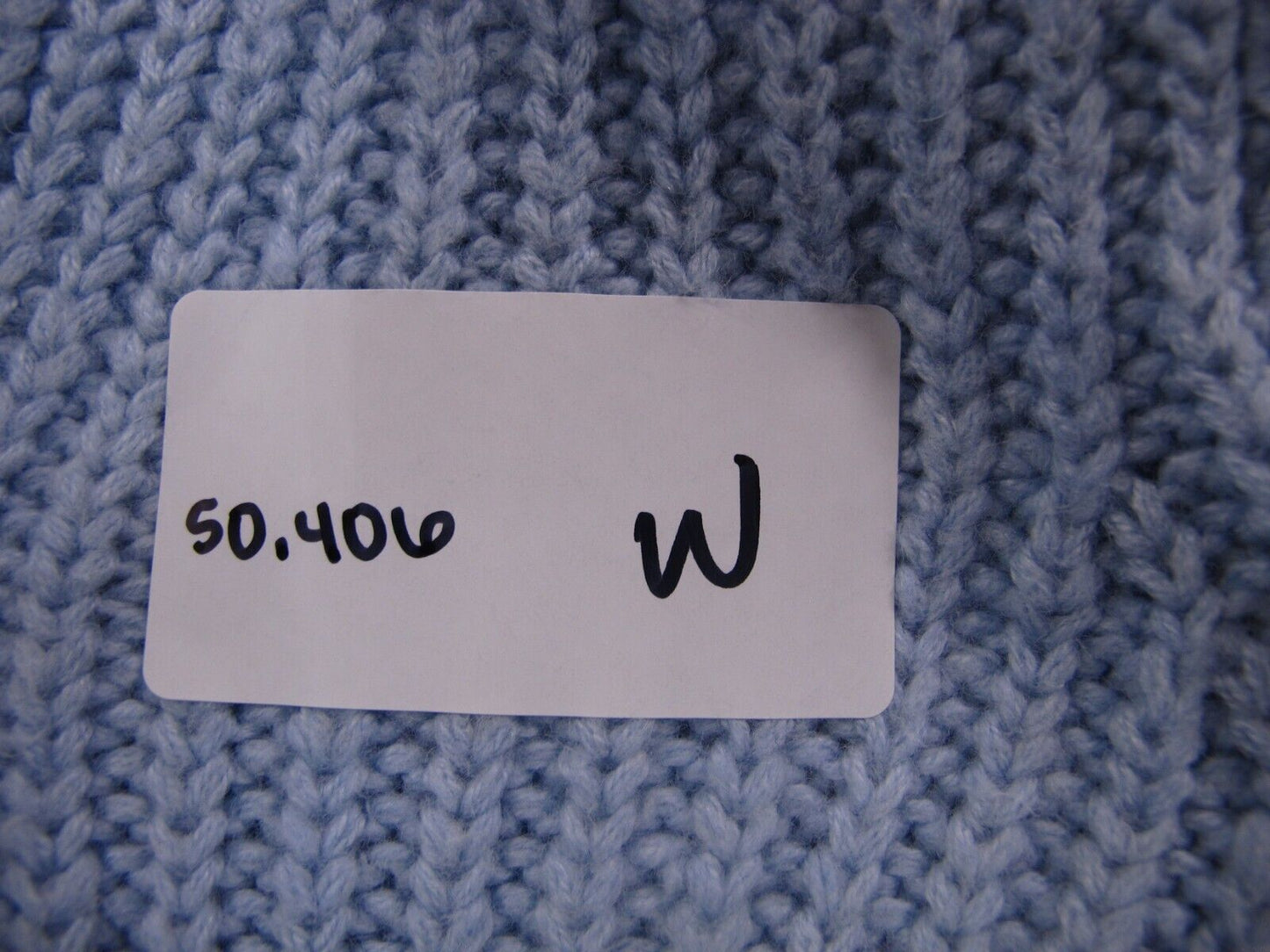Lands End Womens Sweater Jacket Double Breasted Long Sleeves Blue Size S 6-8