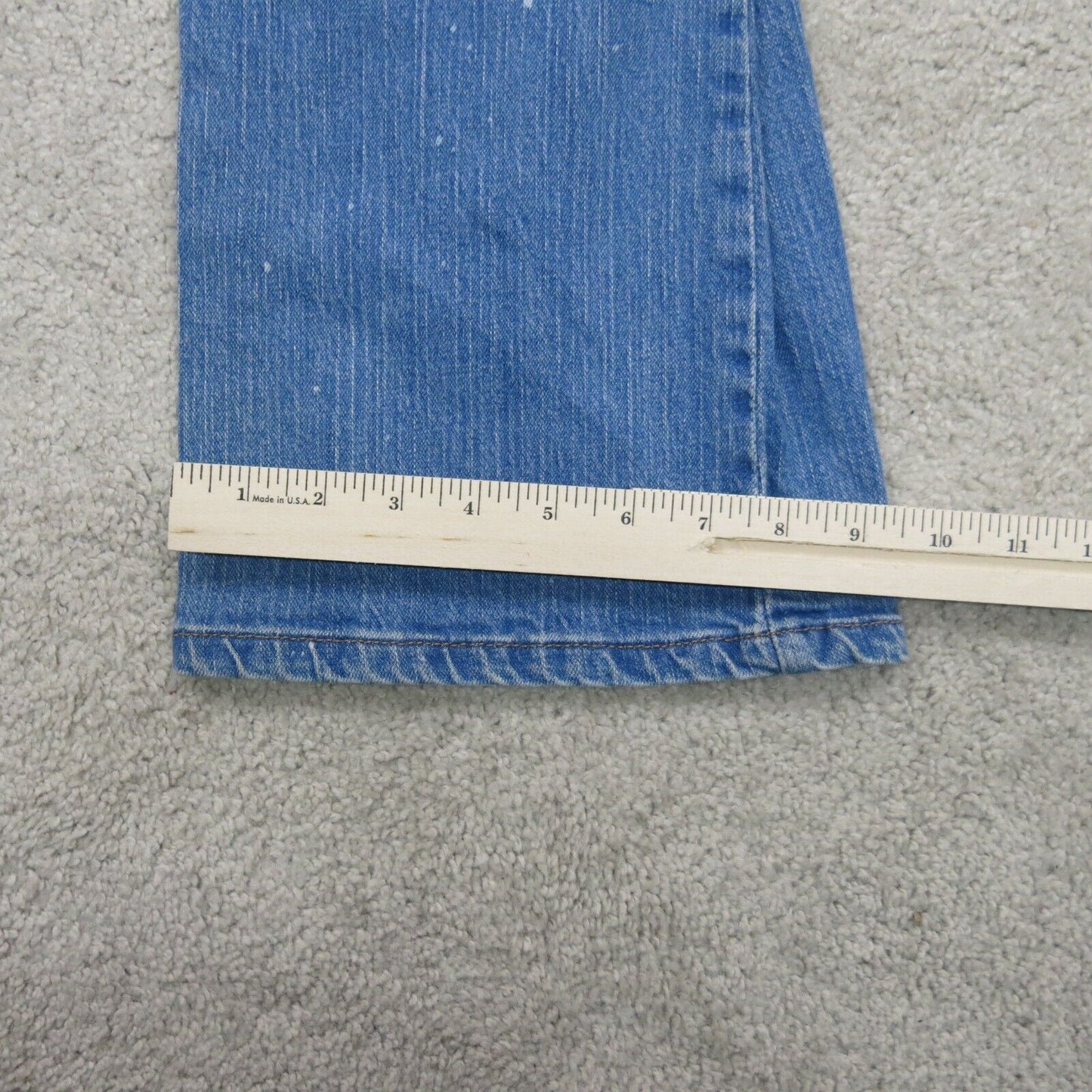 Levis 515 Mens Jeans Nausea Boot Cut Denim Stretch Mid Rise Cotton Blue SZ 16L