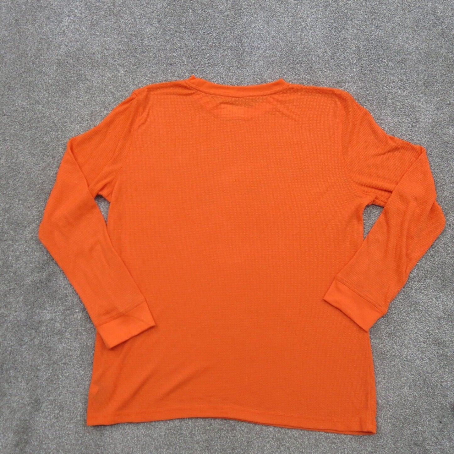 Under Armour Tee Youth Orange YXL Long Sleeve Crew Neck Logo Loose allseasongear