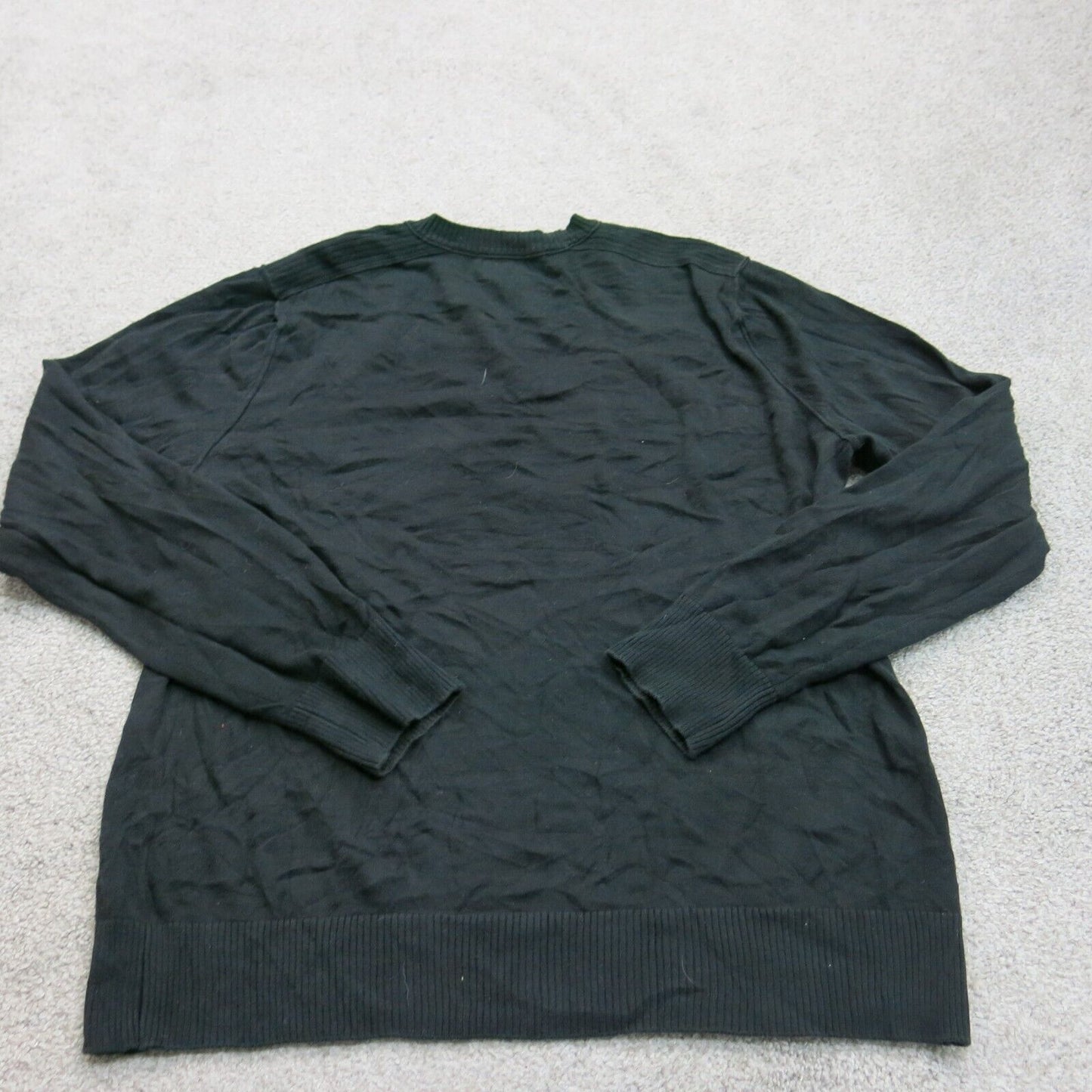Banana Republic Womens Pullover Sweater Knitted V Neck Long Sleeve Black Size M