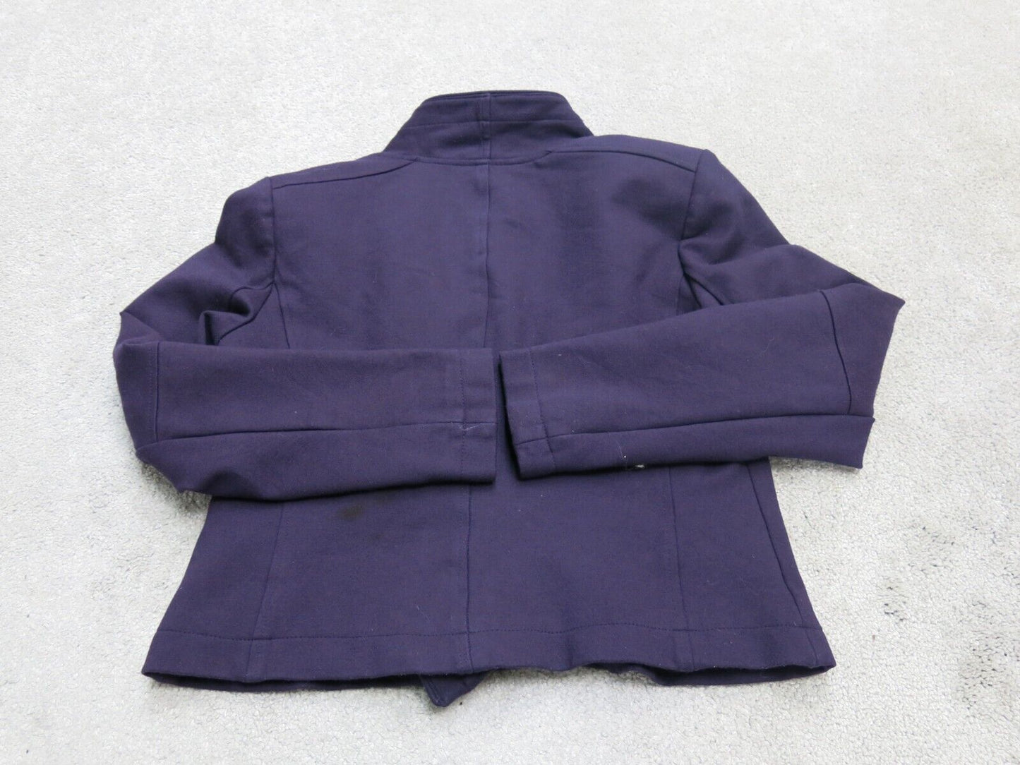 Banana Republic Mens Jacket Full Zip Up Long Sleeve Zipper Pockets Purple Size S