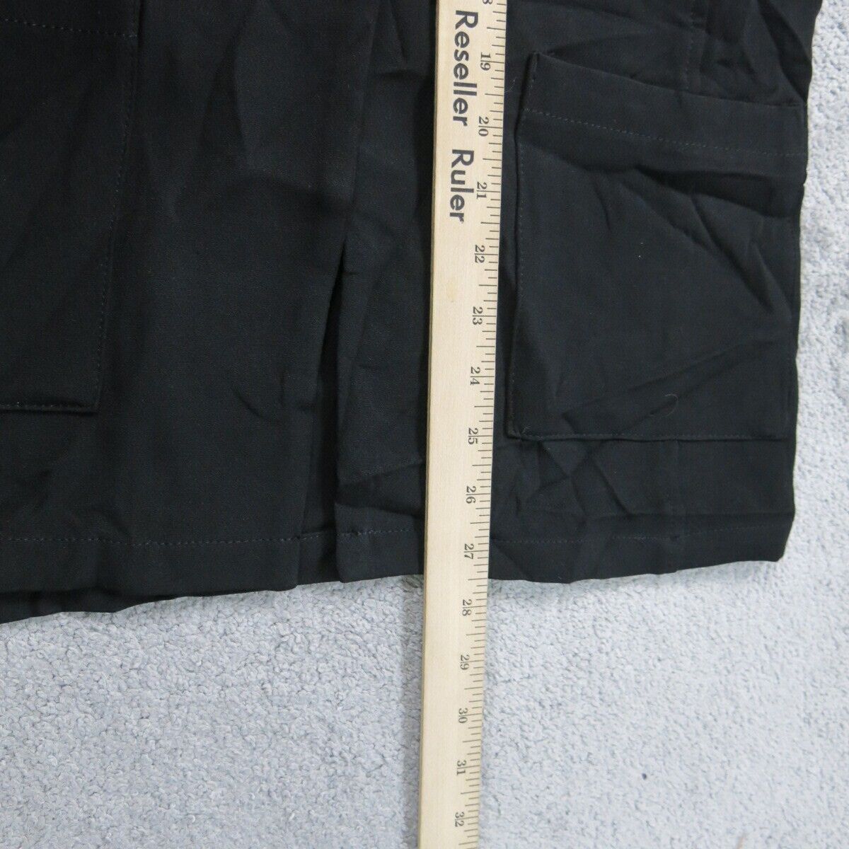 H&M Womens Blazer Coat Single Breasted Long Sleeve Pockets Black Size 13-14Y